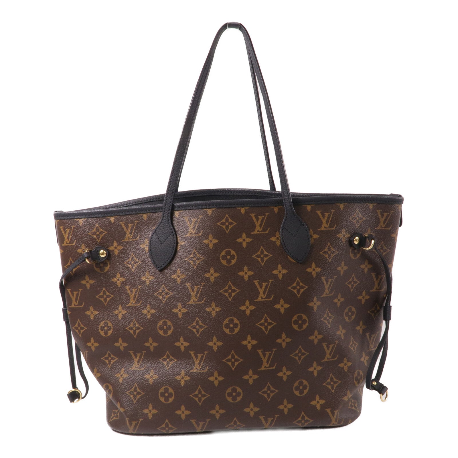 LOUIS VUITTON 牛皮皮革Monogram Neverfull Inside Out MM手挽袋