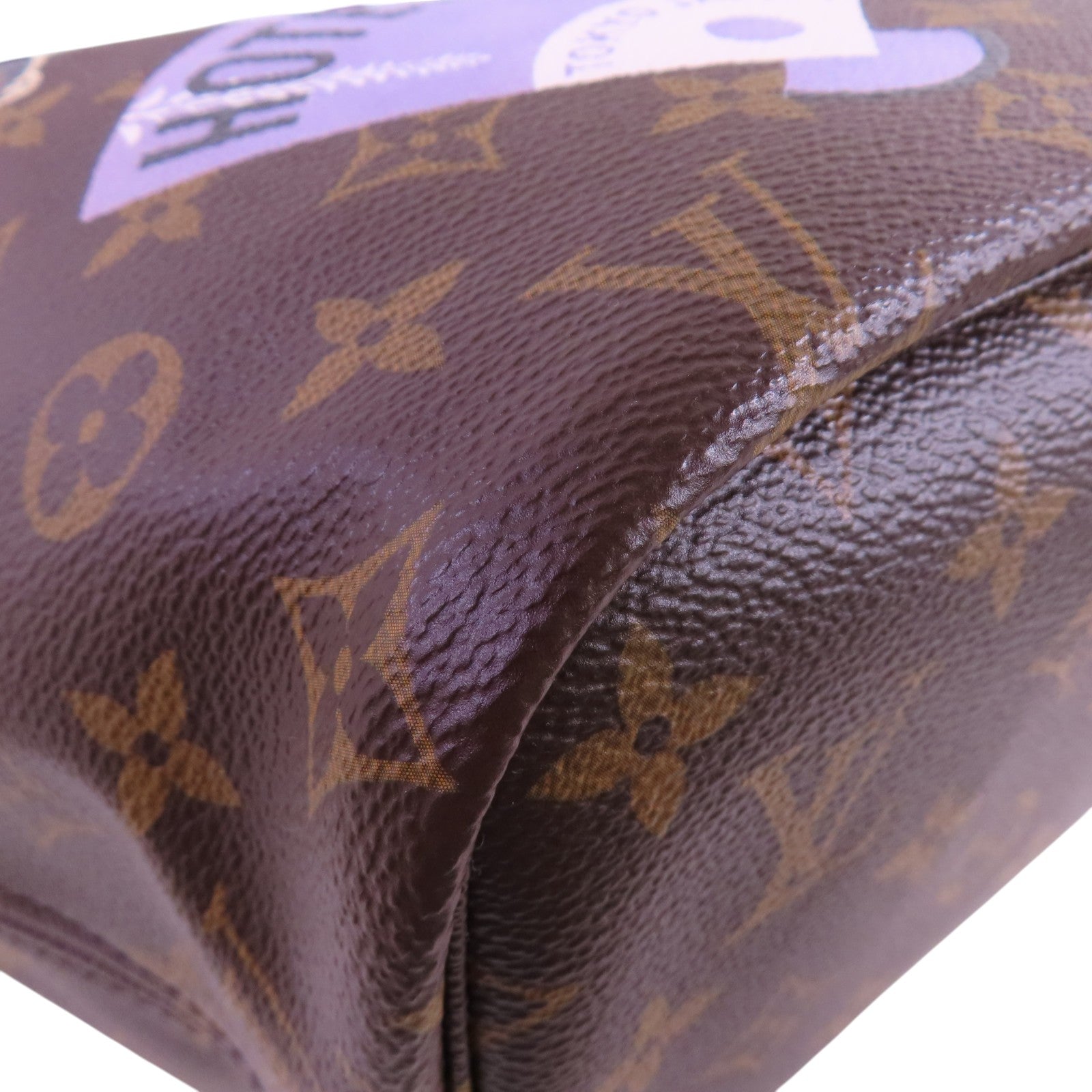 LOUIS VUITTON Monogram World Tour Neverfull金扣肩背袋