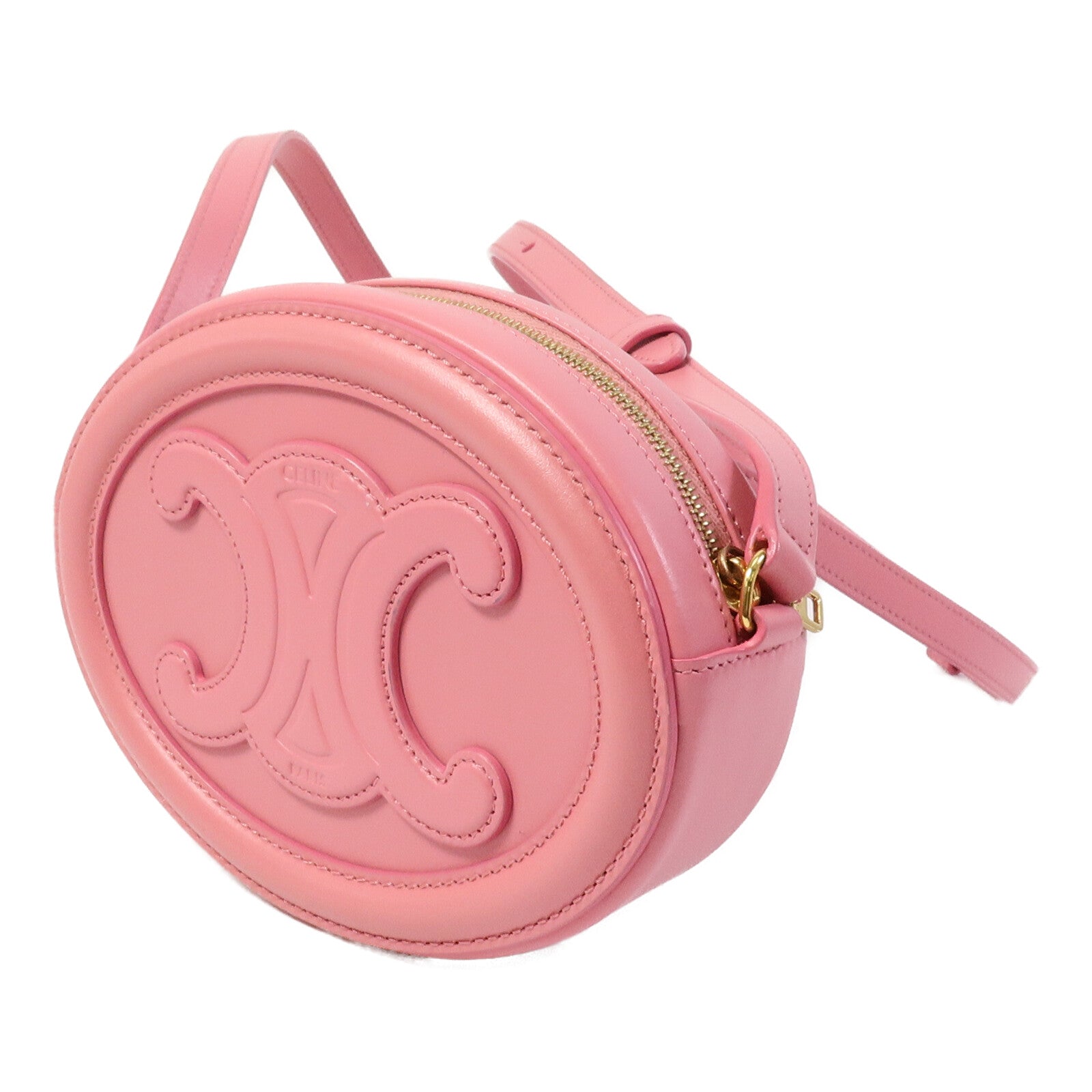 CELINE 牛皮皮革Cuir Triomphe Oval肩背袋