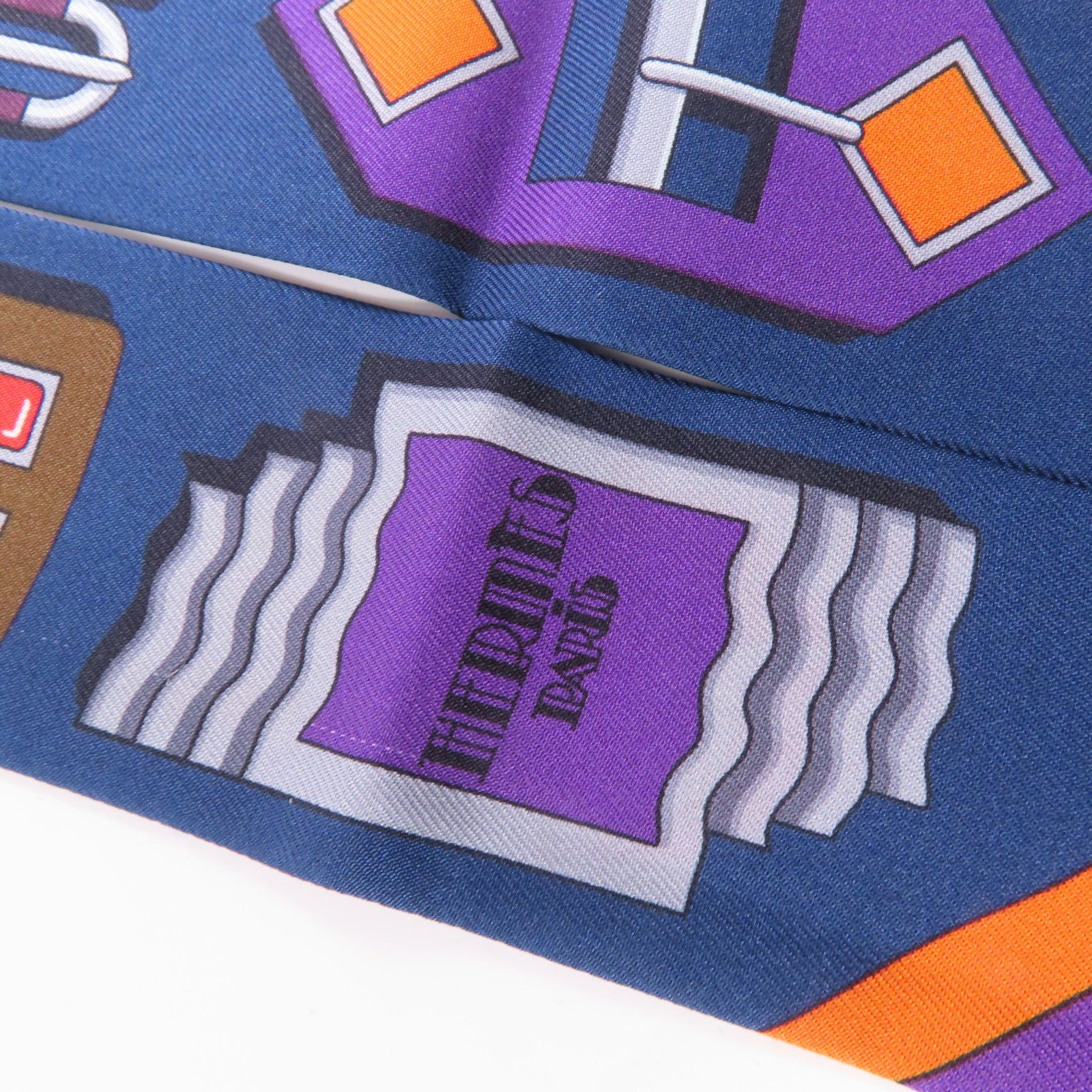 HERMES 絲質Twilly絲巾