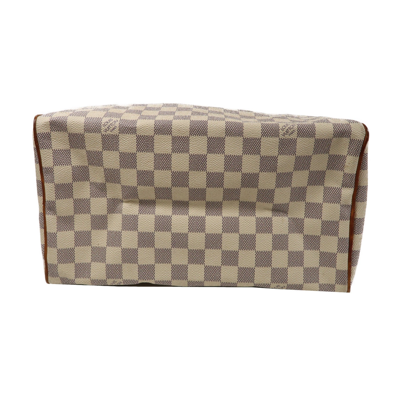 LOUIS VUITTON 【激減優惠】Damier Azur Speedy 30金扣手挽袋米色