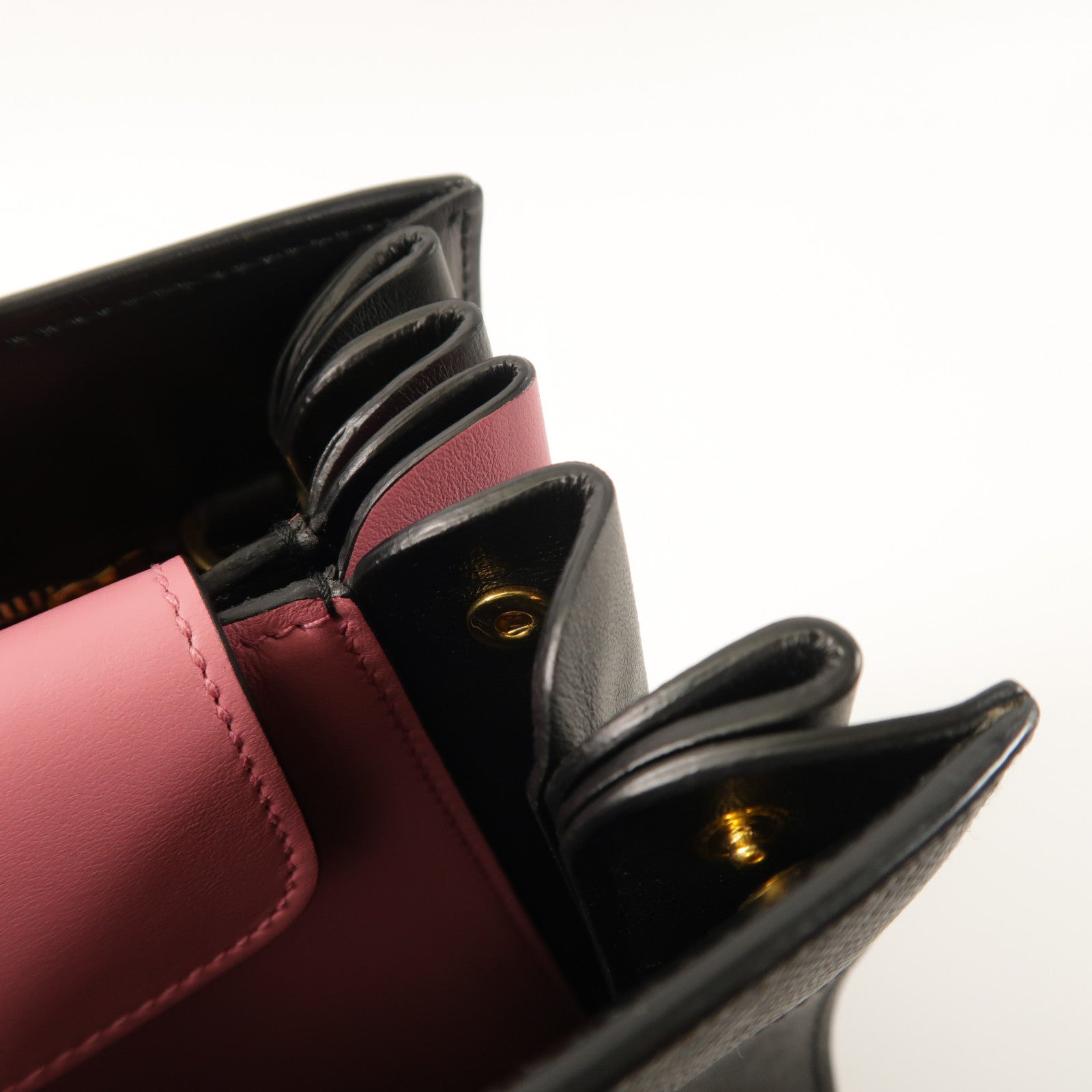 PRADA 牛皮皮革2 Way Shoulder Bag金扣手挽肩背兩用袋
