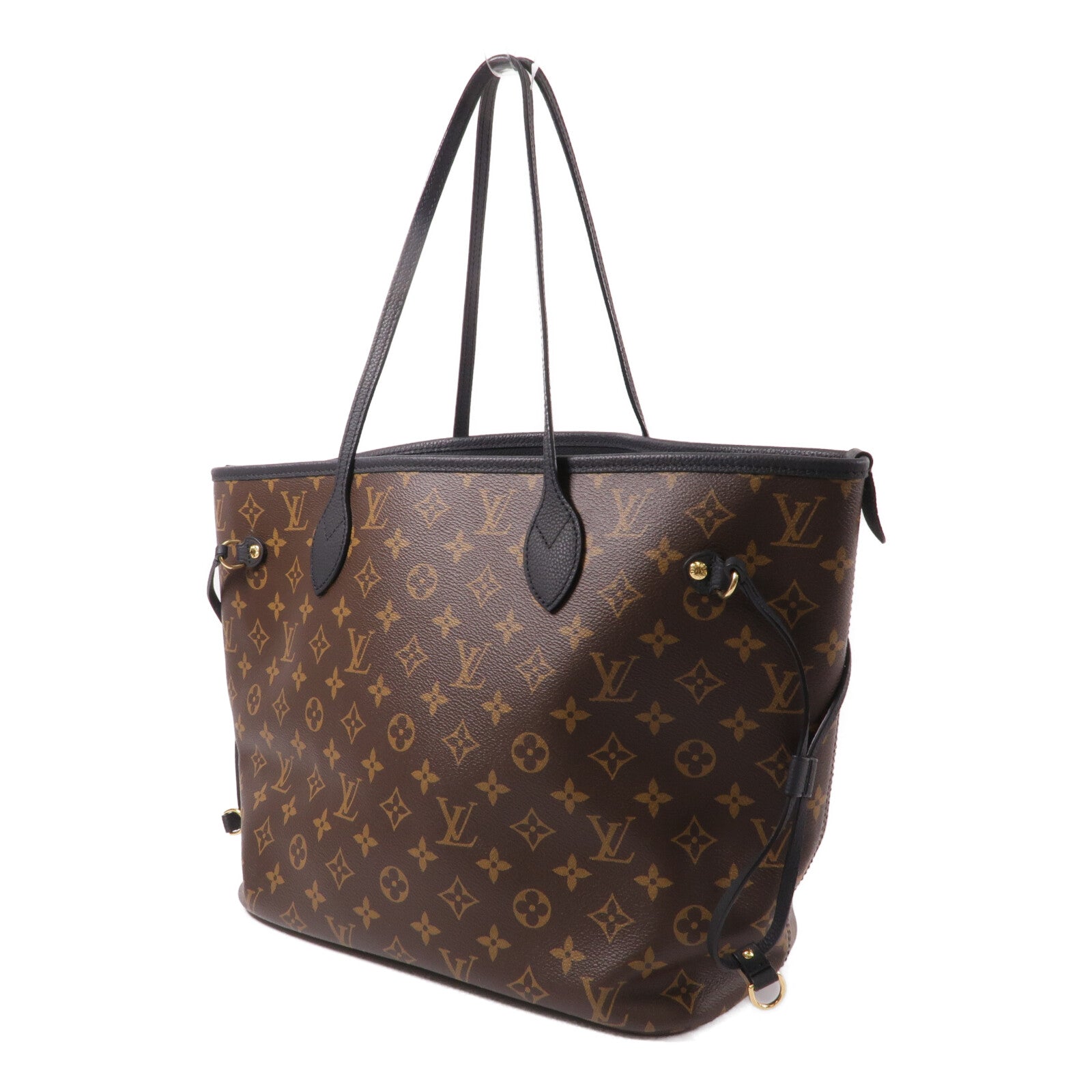 LOUIS VUITTON 牛皮皮革Monogram Neverfull Inside Out MM手挽袋