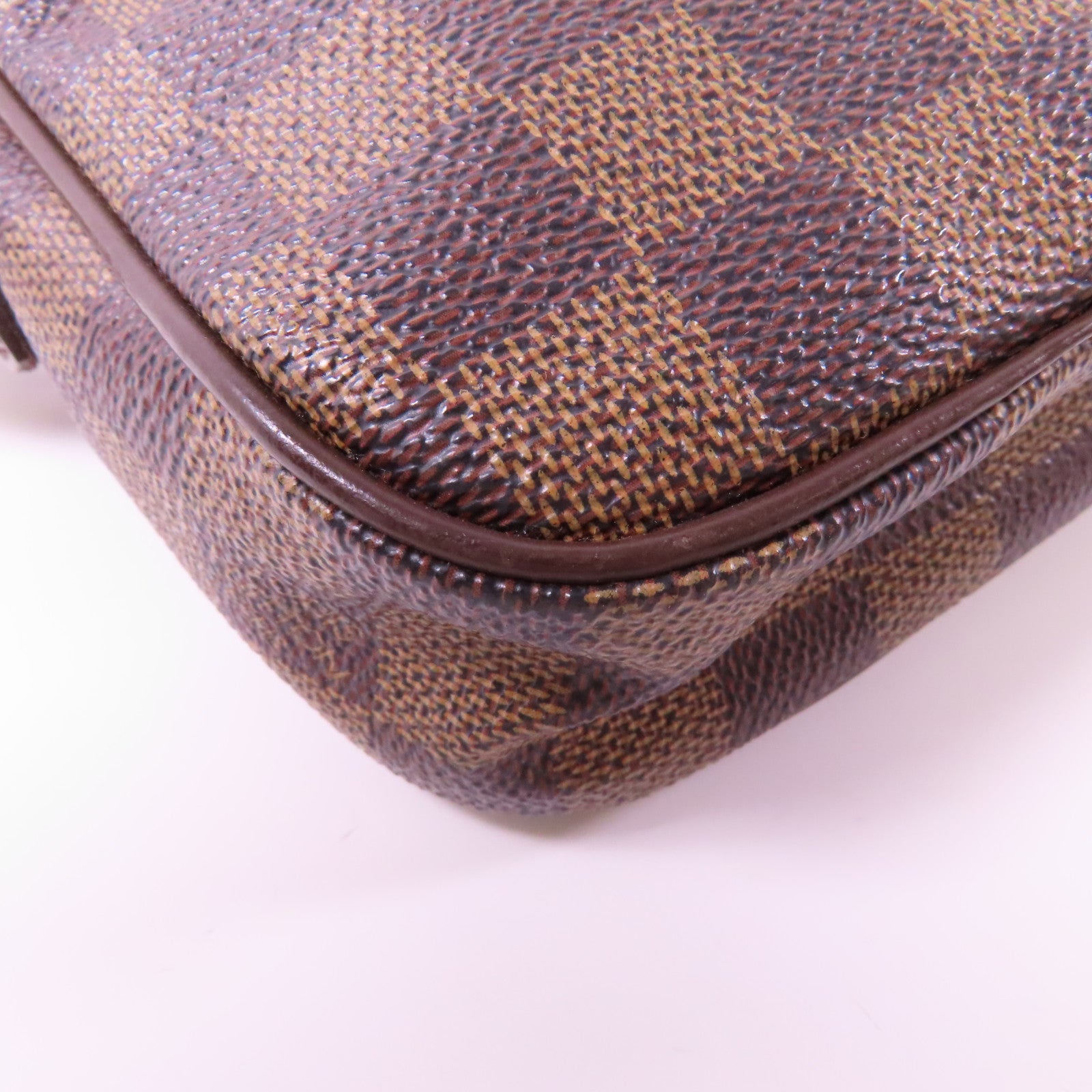 LOUIS VUITTON Damier Rift金扣肩背袋啡色