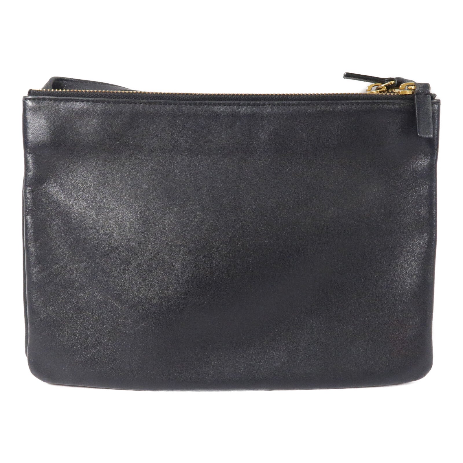 CELINE 牛皮皮革Trio肩背袋