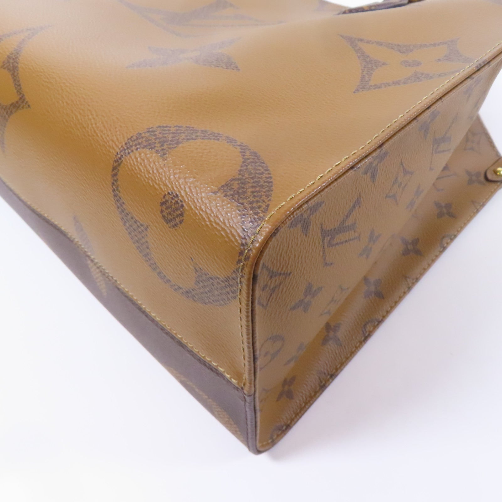 Louis Vuitton LV GHW On The Go MM 2way Shoulder Bag Monogram Giant Brown