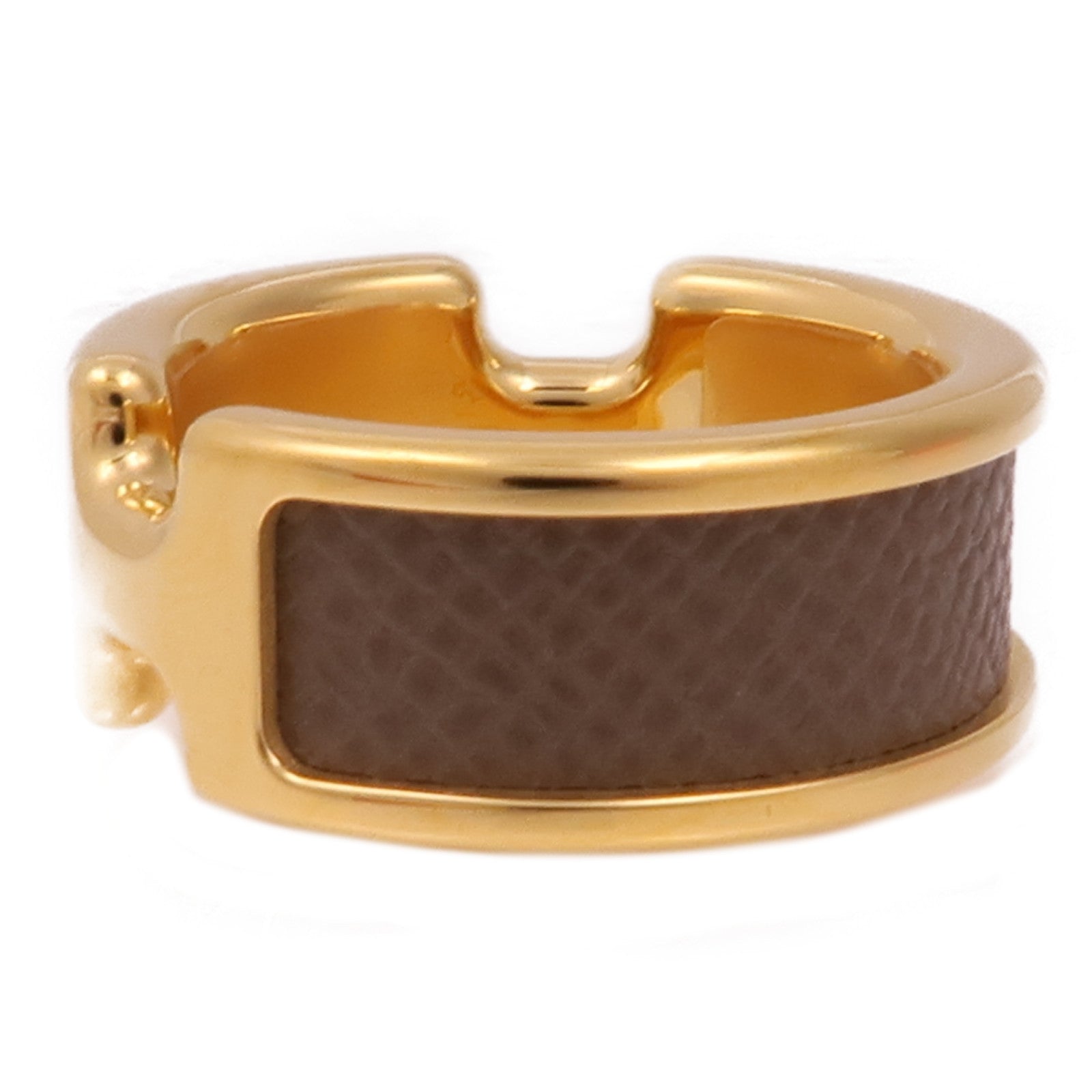 HERMES 金屬Olympe Ring戒指US#6.5 M