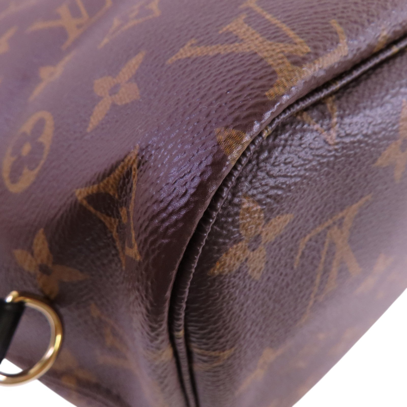LOUIS VUITTON Monogram World Tour Neverfull金扣肩背袋