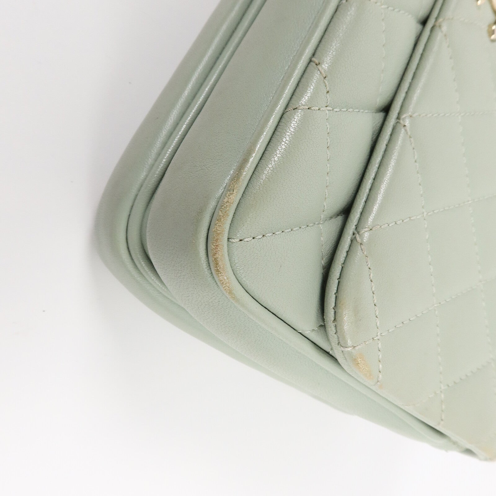 CHANEL 牛皮皮革Top Hander Flap Bag手挽肩背兩用袋