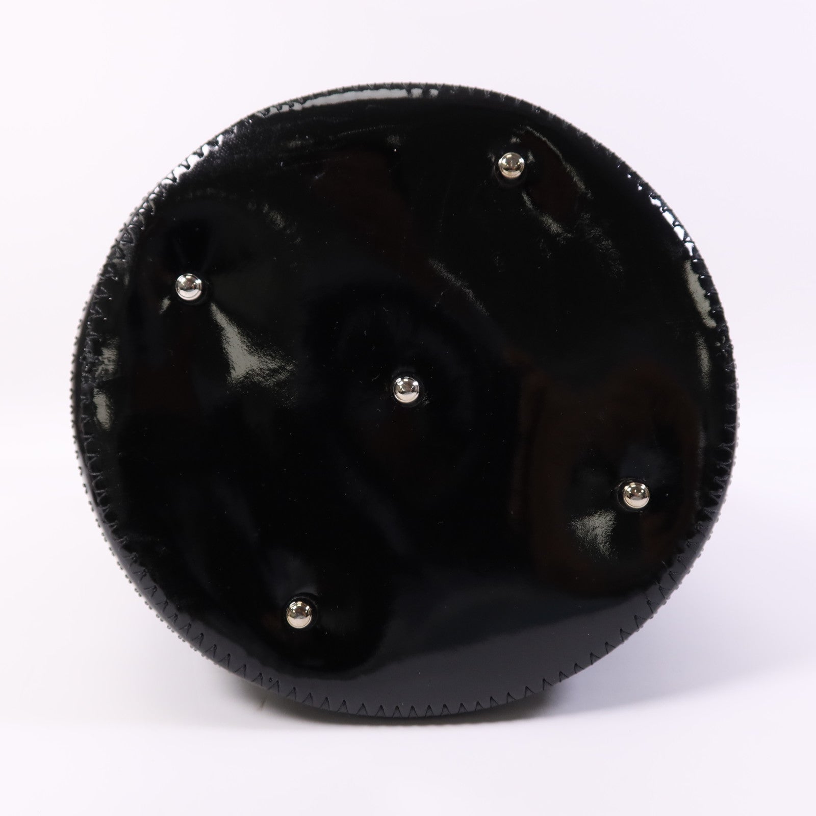 GUCCI 漆皮皮革Shoulder Bag銀扣肩背袋