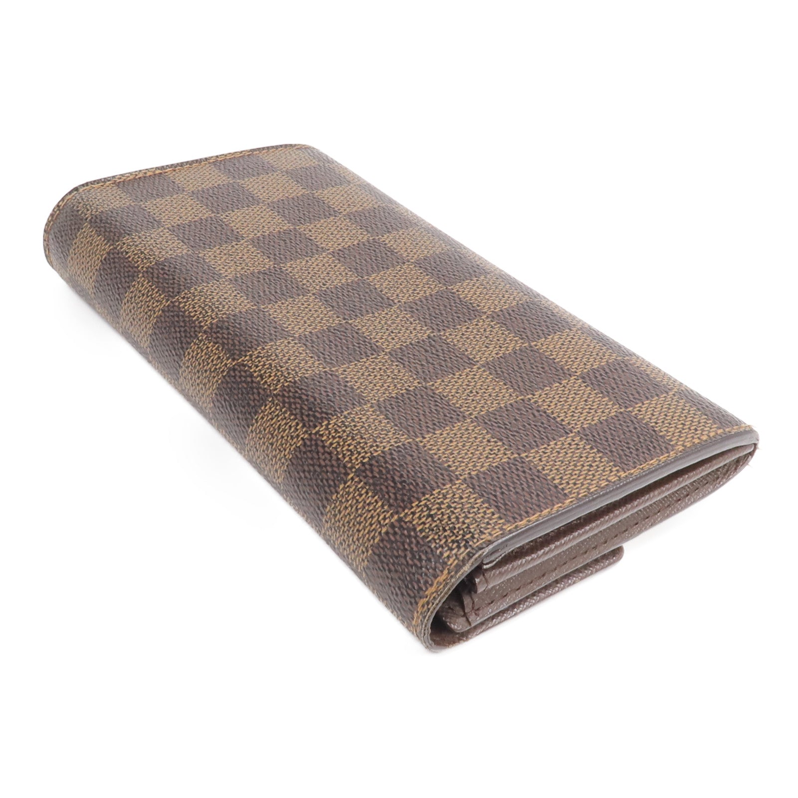 LOUIS VUITTON Damier Sarah Wallet金扣長錢包