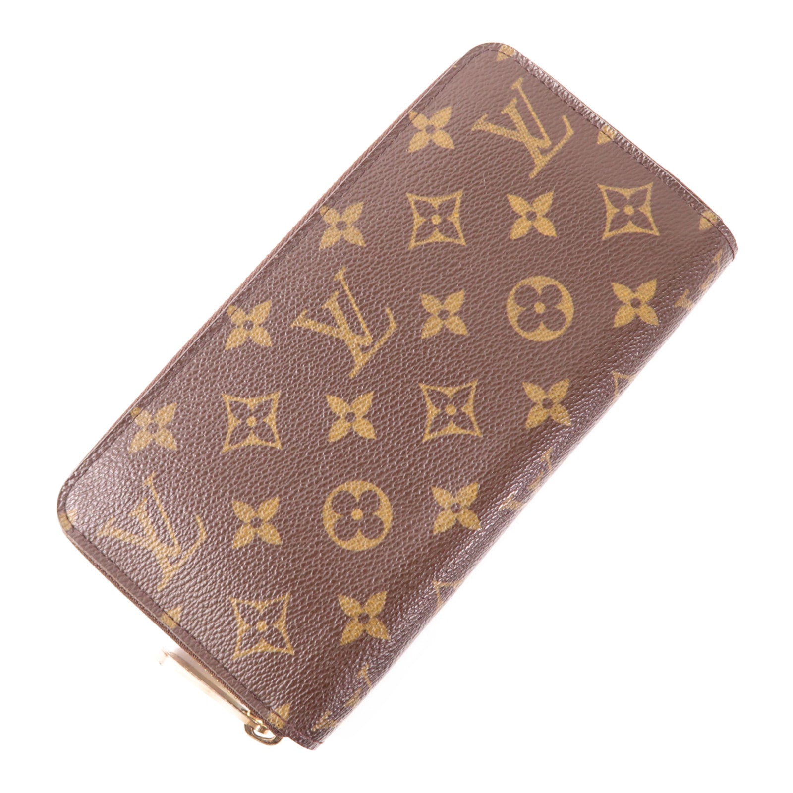 LOUIS VUITTON Monogram Zipper Long Wallet金扣長錢包