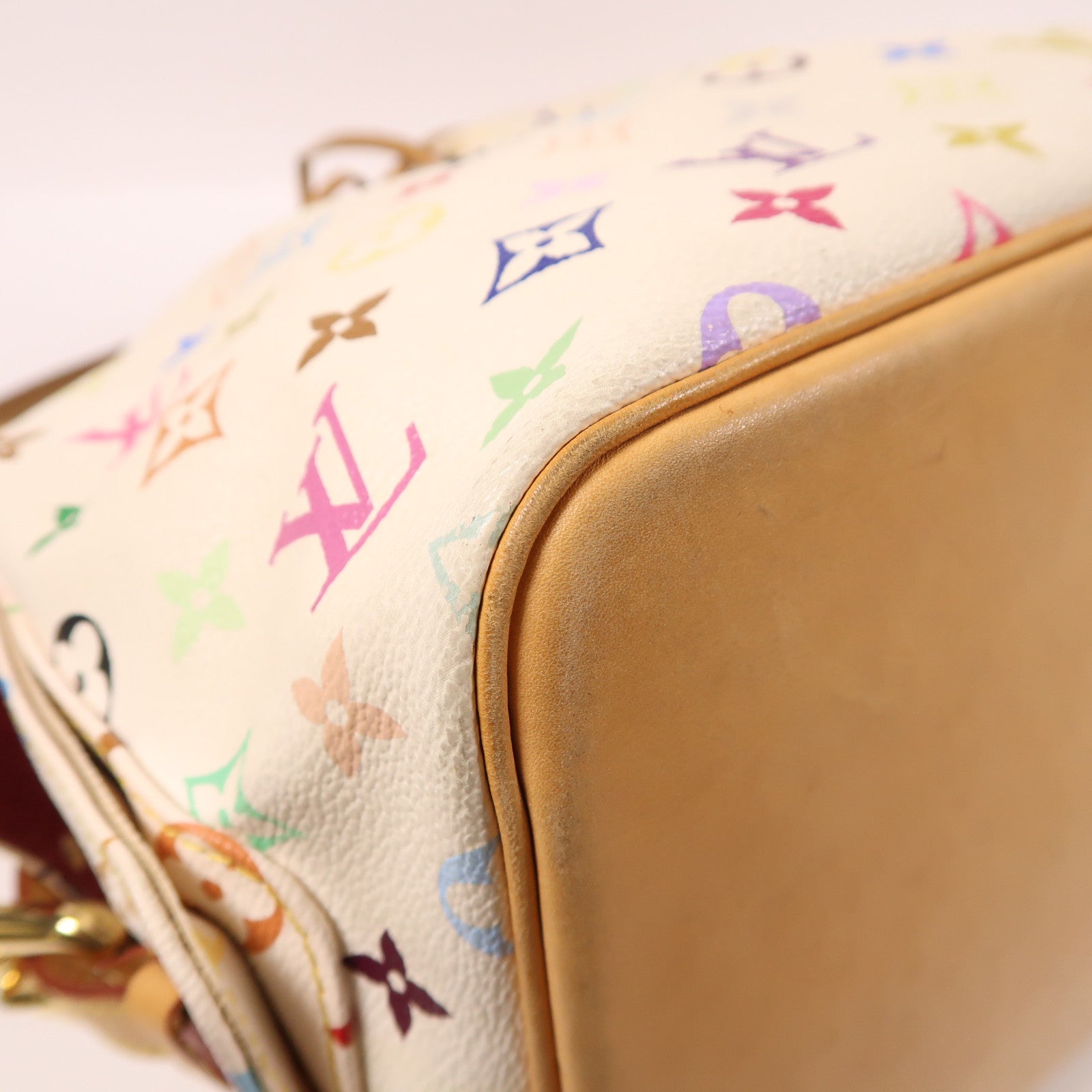 LOUIS VUITTON Monogram Multicolore Petit Noe金扣肩背袋