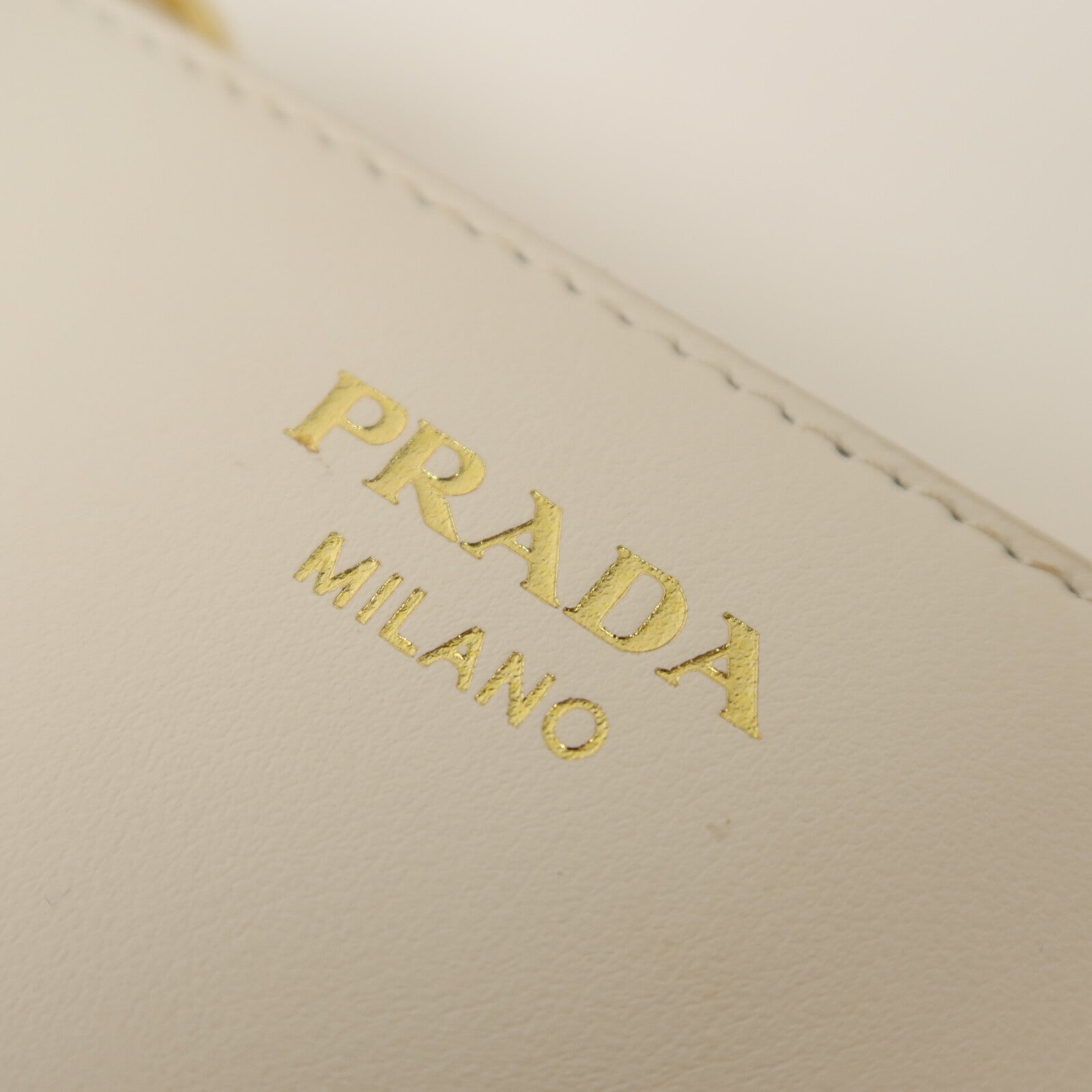 PRADA 牛皮皮革/Raffia Mini Contenitori金扣鏈帶手挽肩背兩用袋