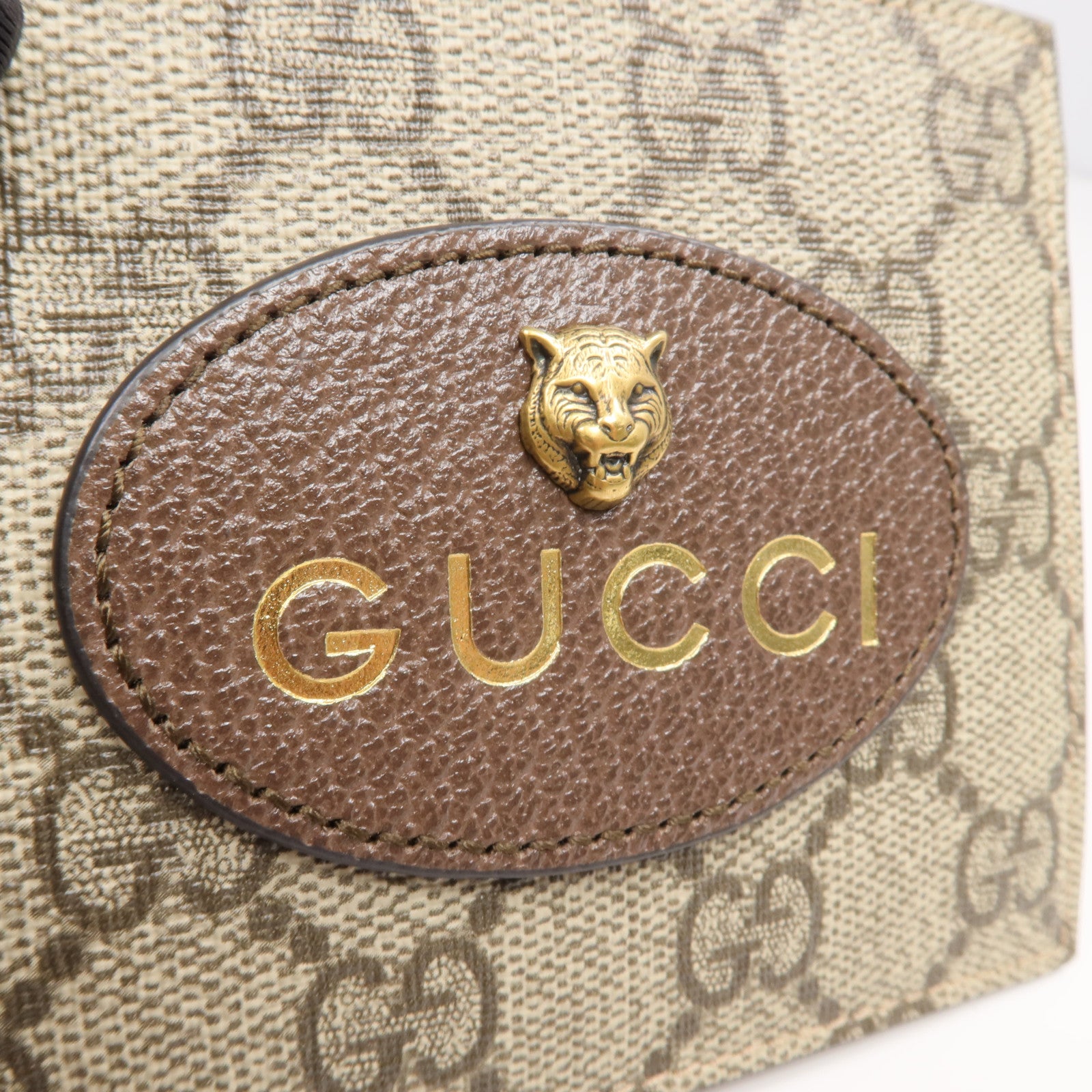 GUCCI 塗層帆布Wallet金扣錢包
