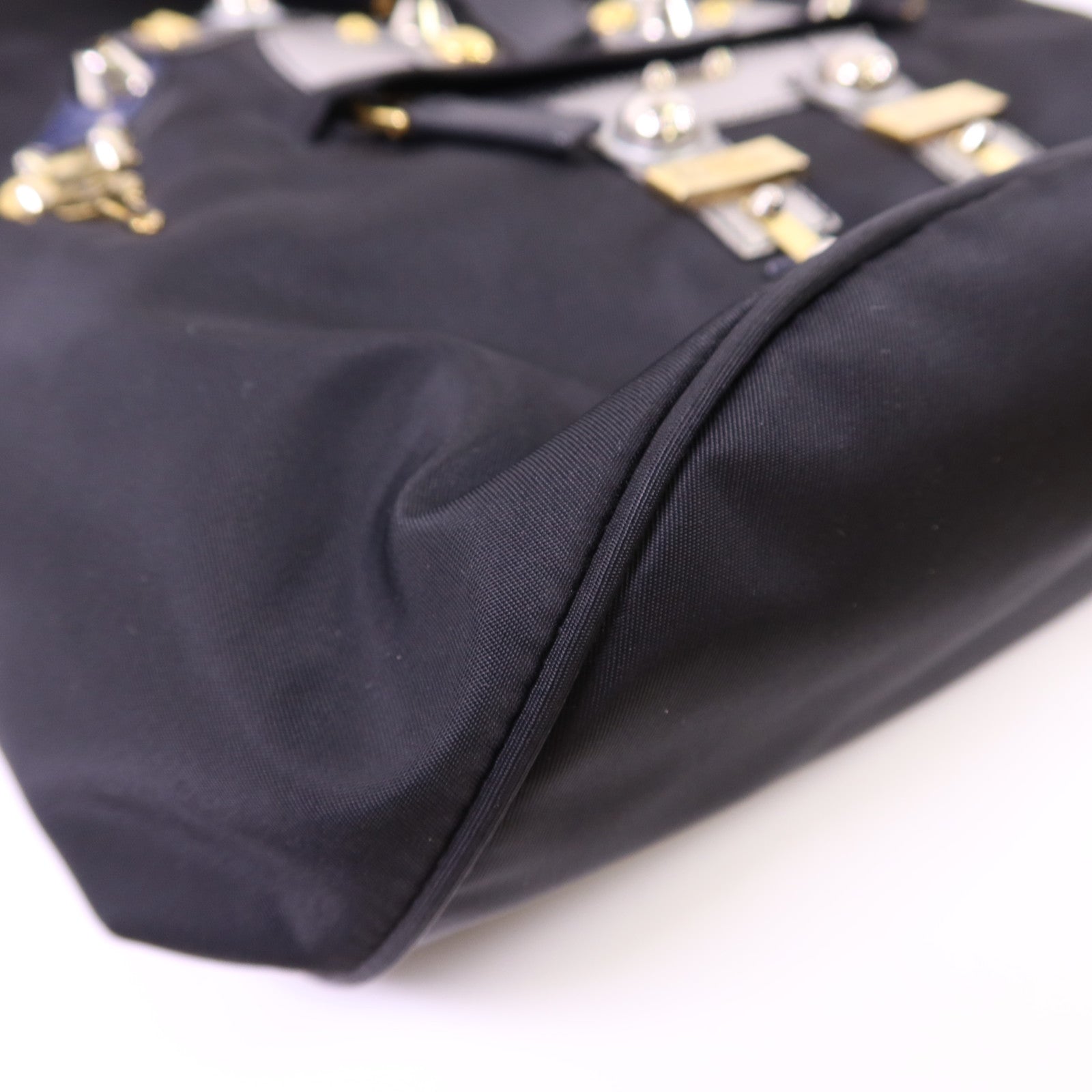 PRADA 尼龍Robot Rucksack銀扣背包1BZ032