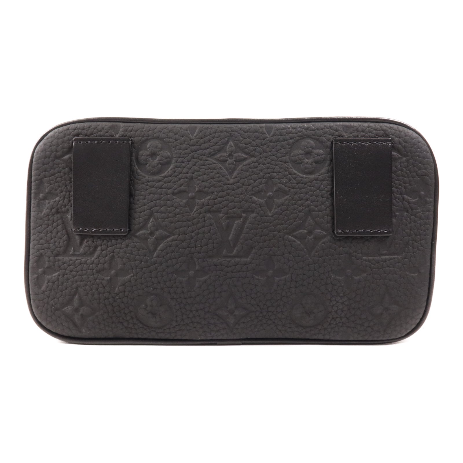 LOUIS VUITTON Monogram Taurillon Solar Ray Soft Pochette Volga Belt Bag腰包