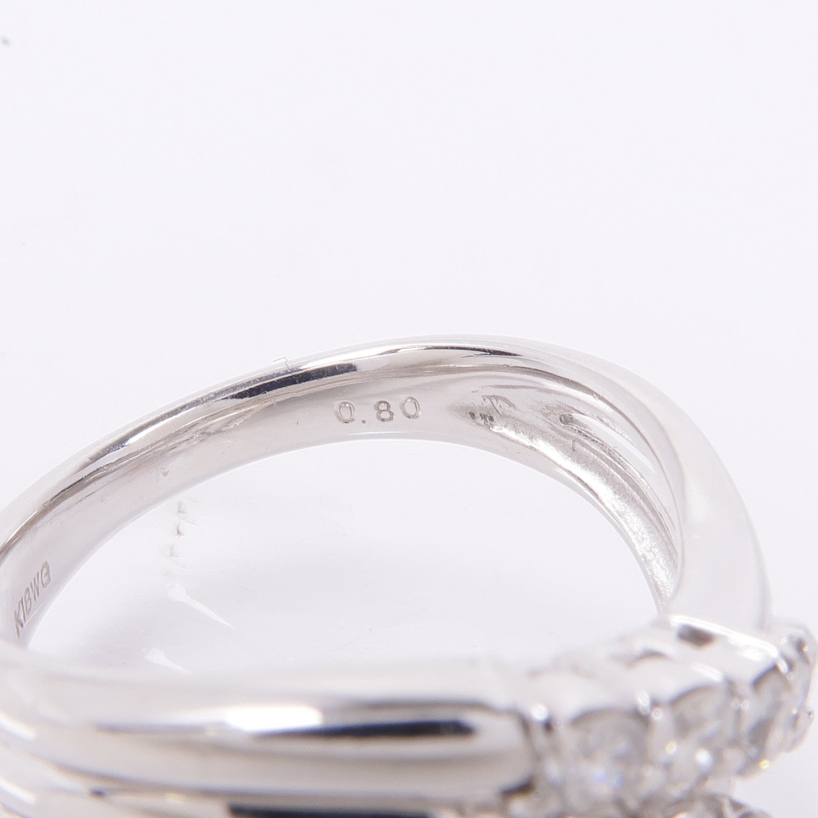JEWELRY Diamond Ring 18K White Gold US#6.75