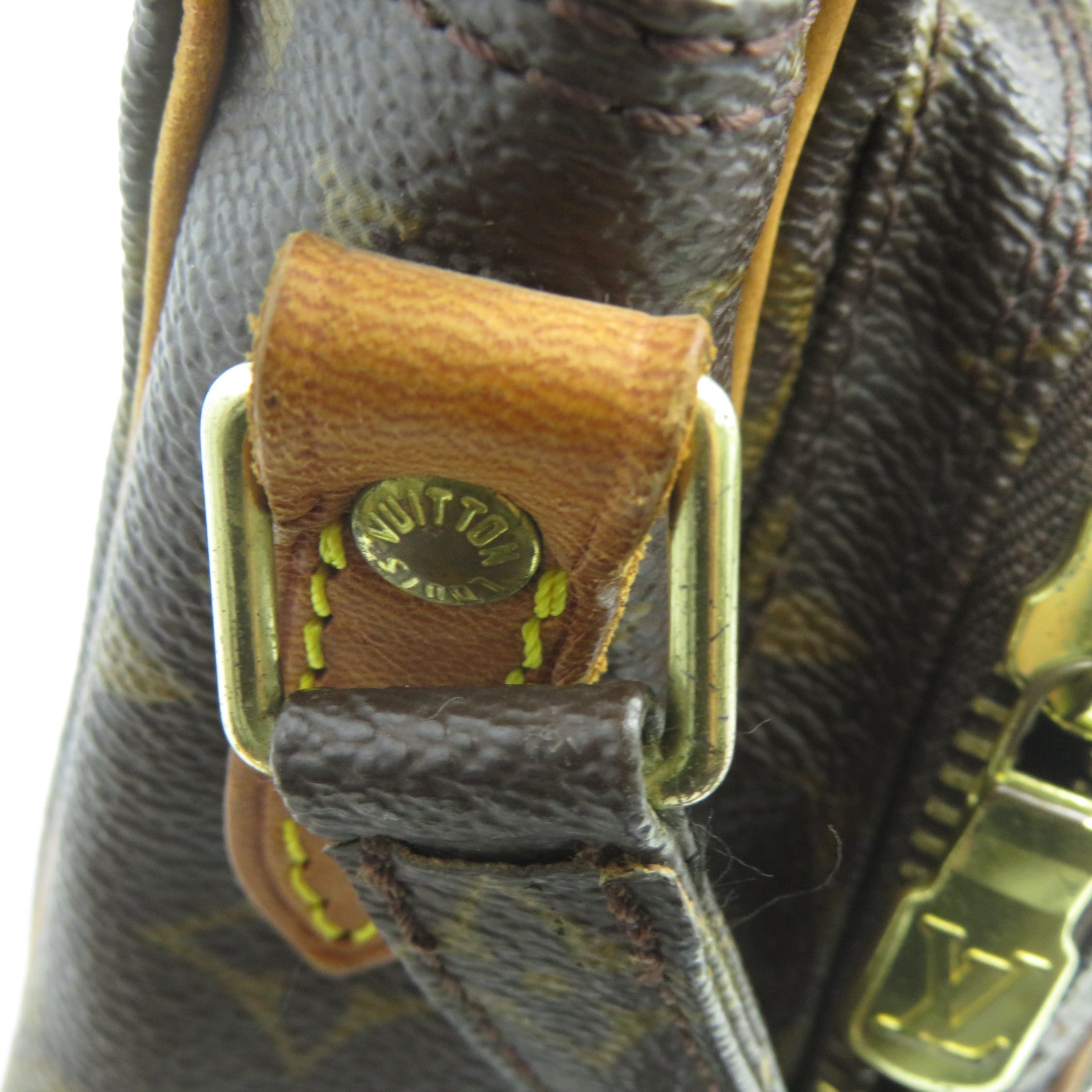 LOUIS VUITTON Monogram Amazon金扣肩背袋啡色