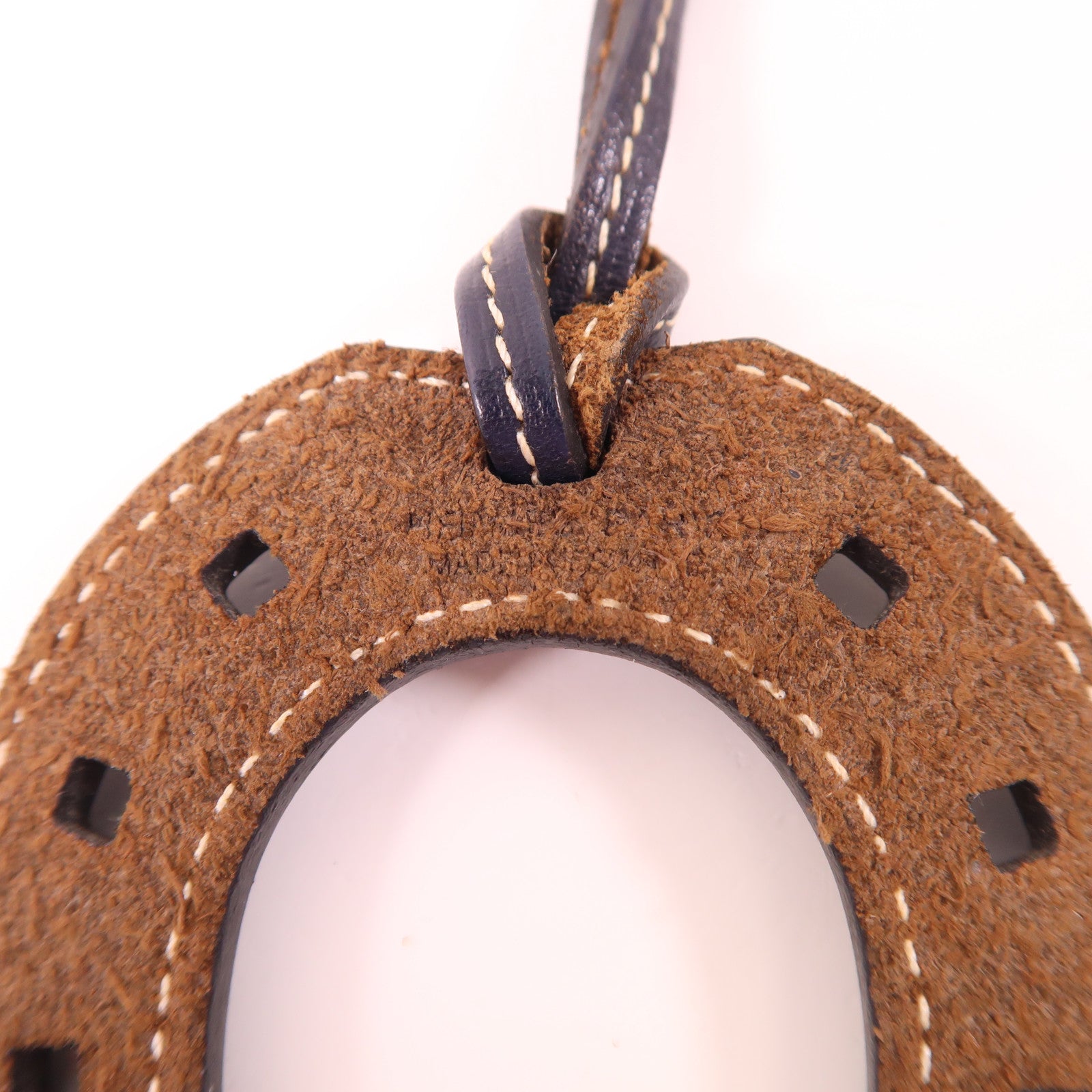 HERMES Swift皮革Paddock Horseshoe Charm掛飾