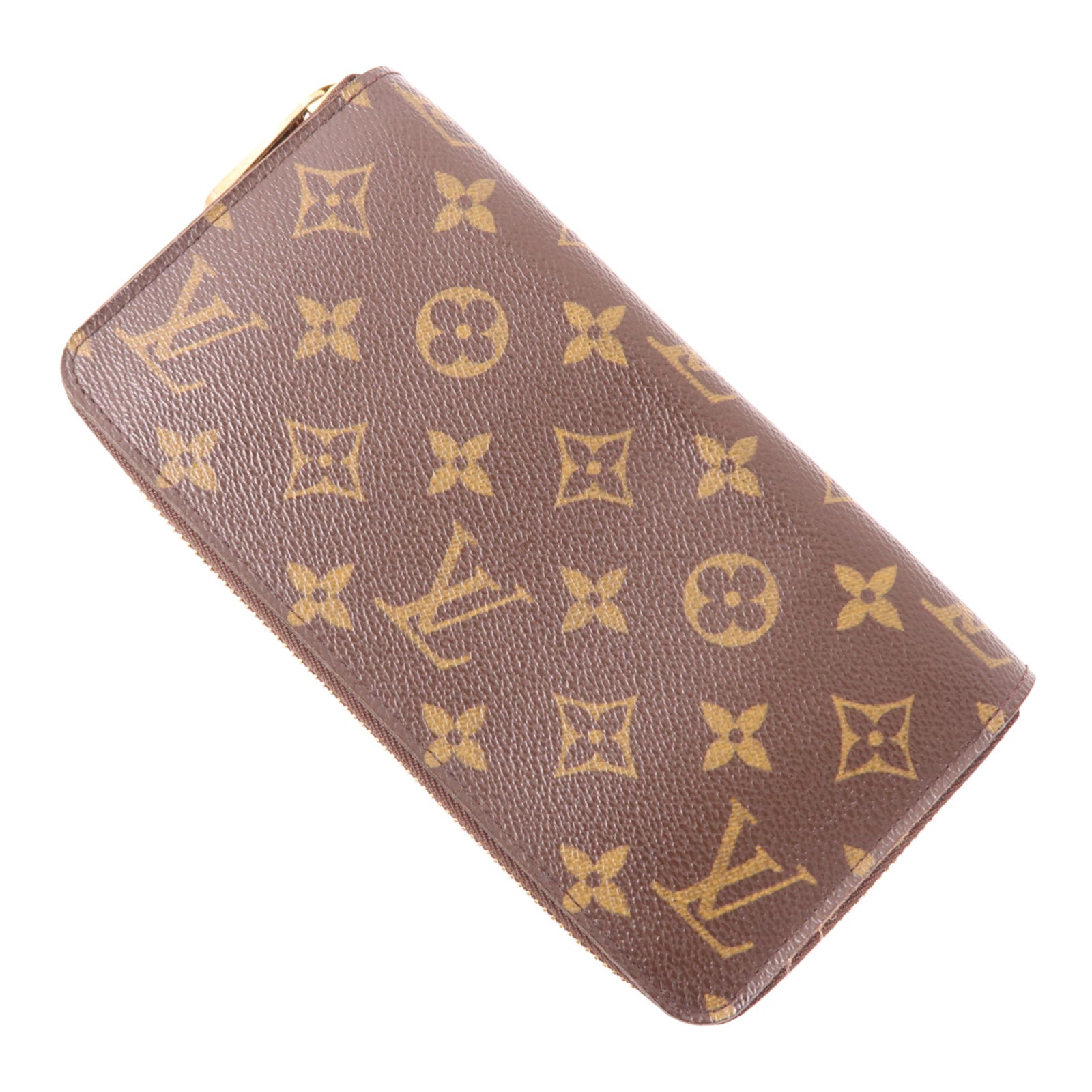 LOUIS VUITTON Monogram Zipper Long Wallet金扣長錢包