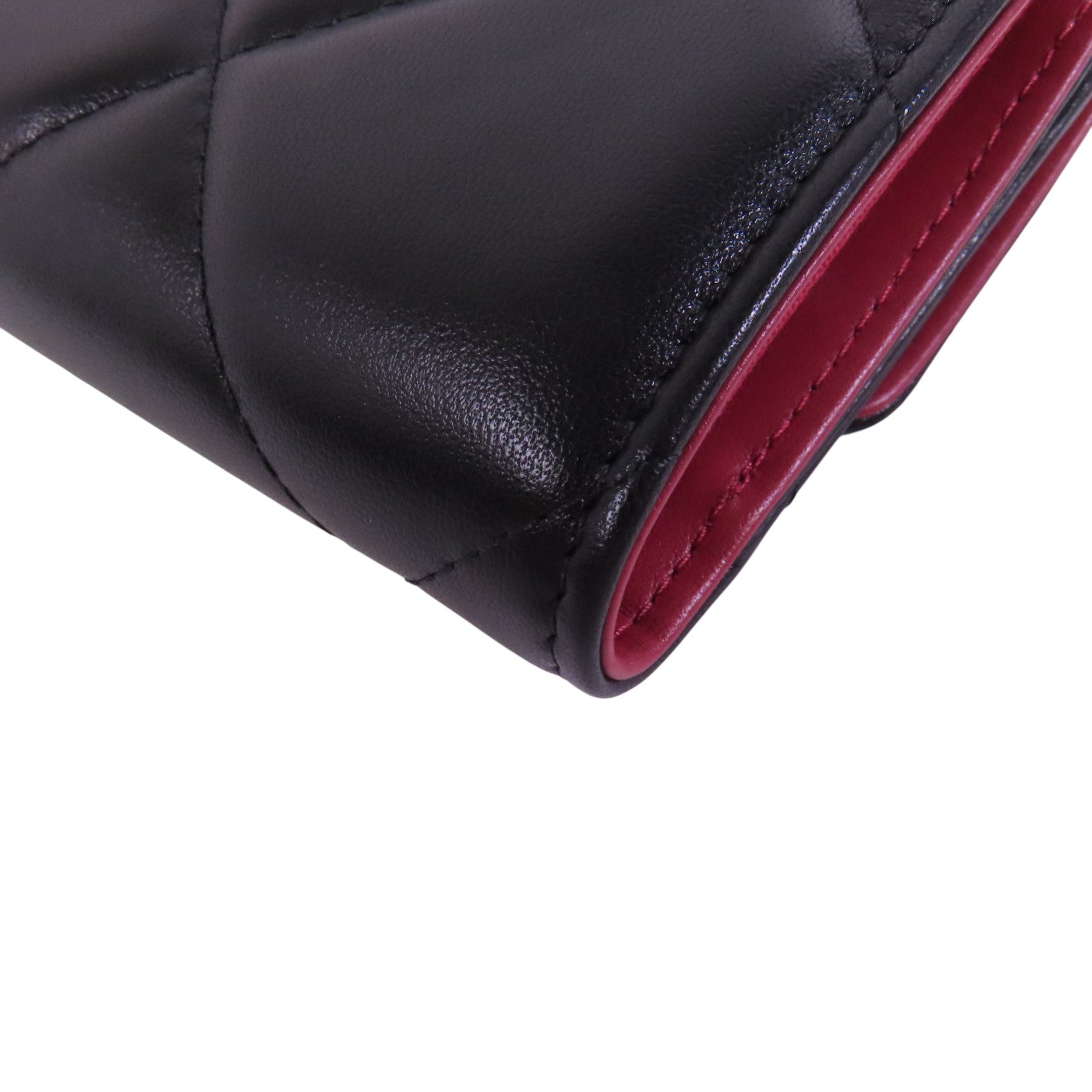 CHANEL 羊皮皮革Chanel 19 Small Wallet金扣短錢包