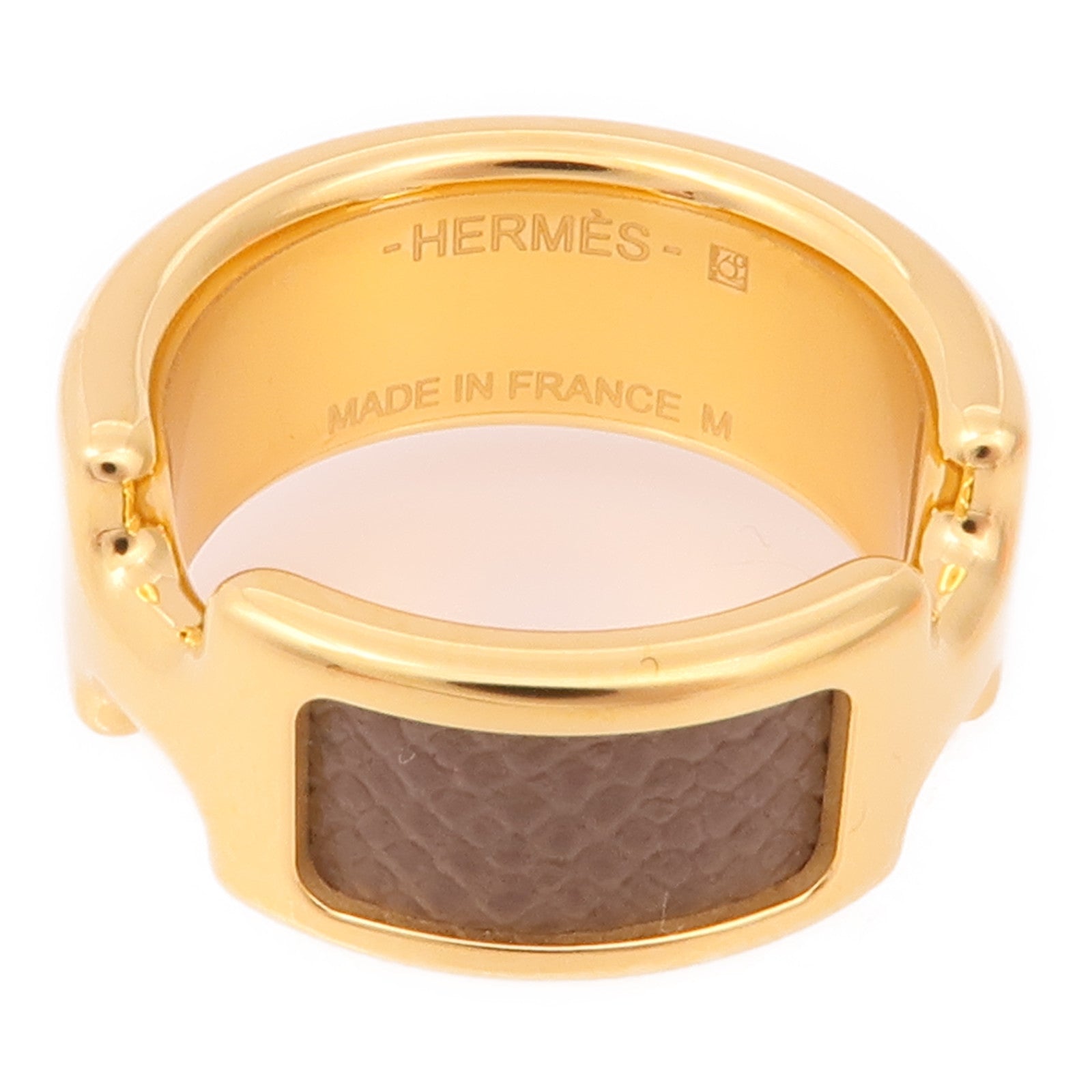 HERMES 金屬Olympe Ring戒指US#6.5 M