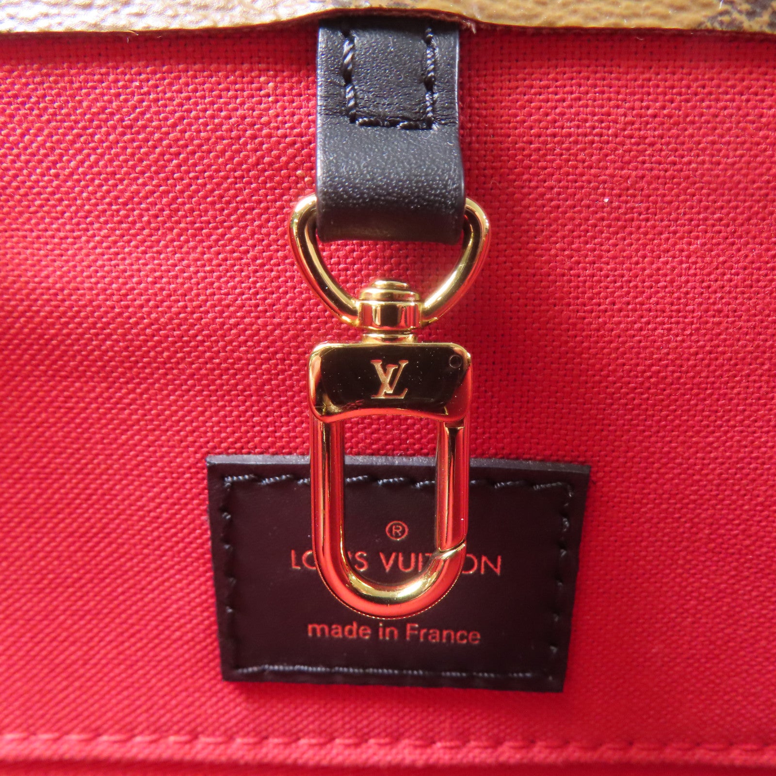 Louis Vuitton LV GHW On The Go MM 2way Shoulder Bag Monogram Giant Brown