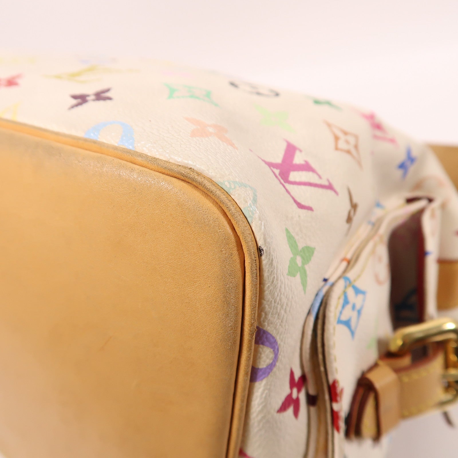 LOUIS VUITTON Monogram Multicolore Petit Noe金扣肩背袋
