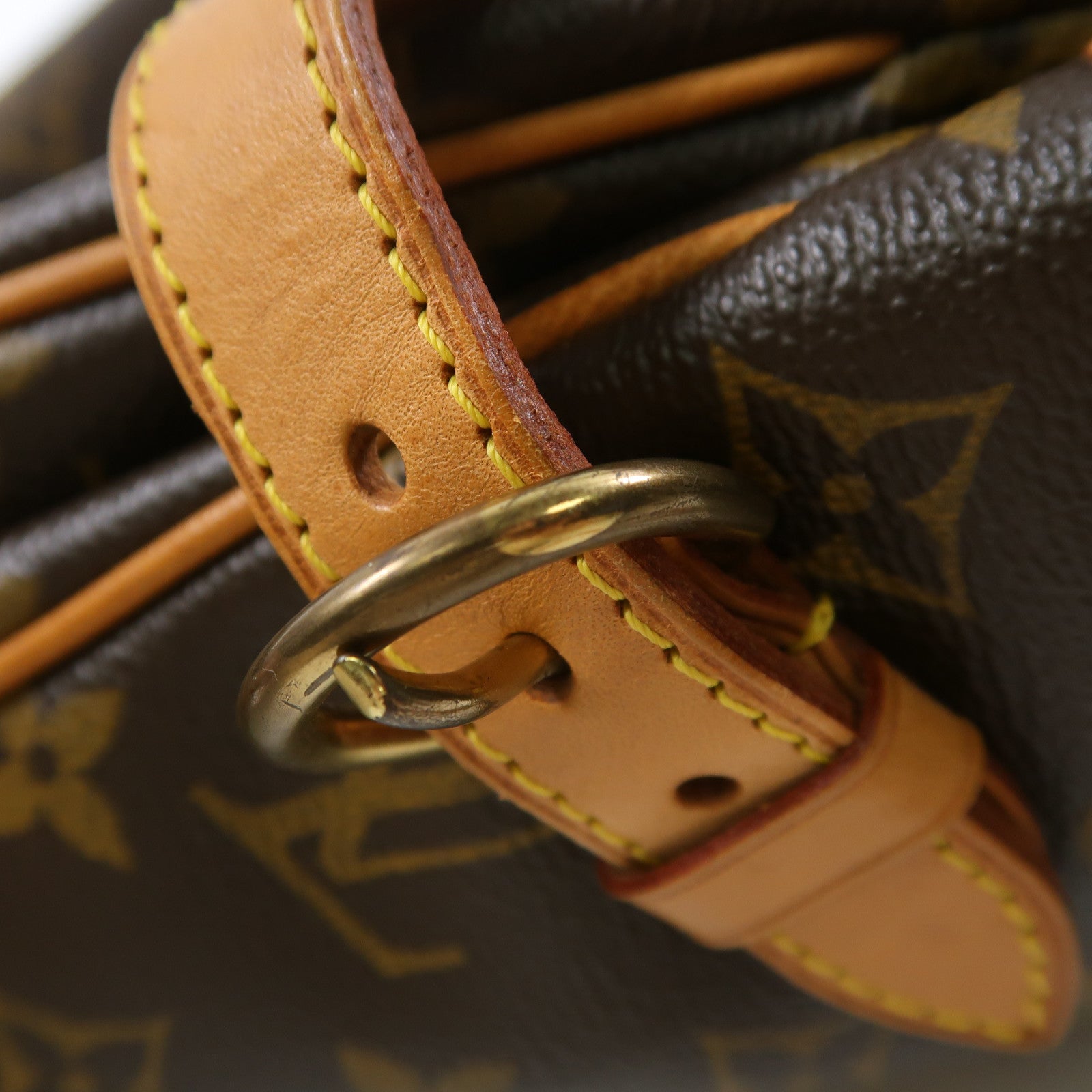 LOUIS VUITTON Monogram Batignolles Horizontal金扣肩背袋啡色