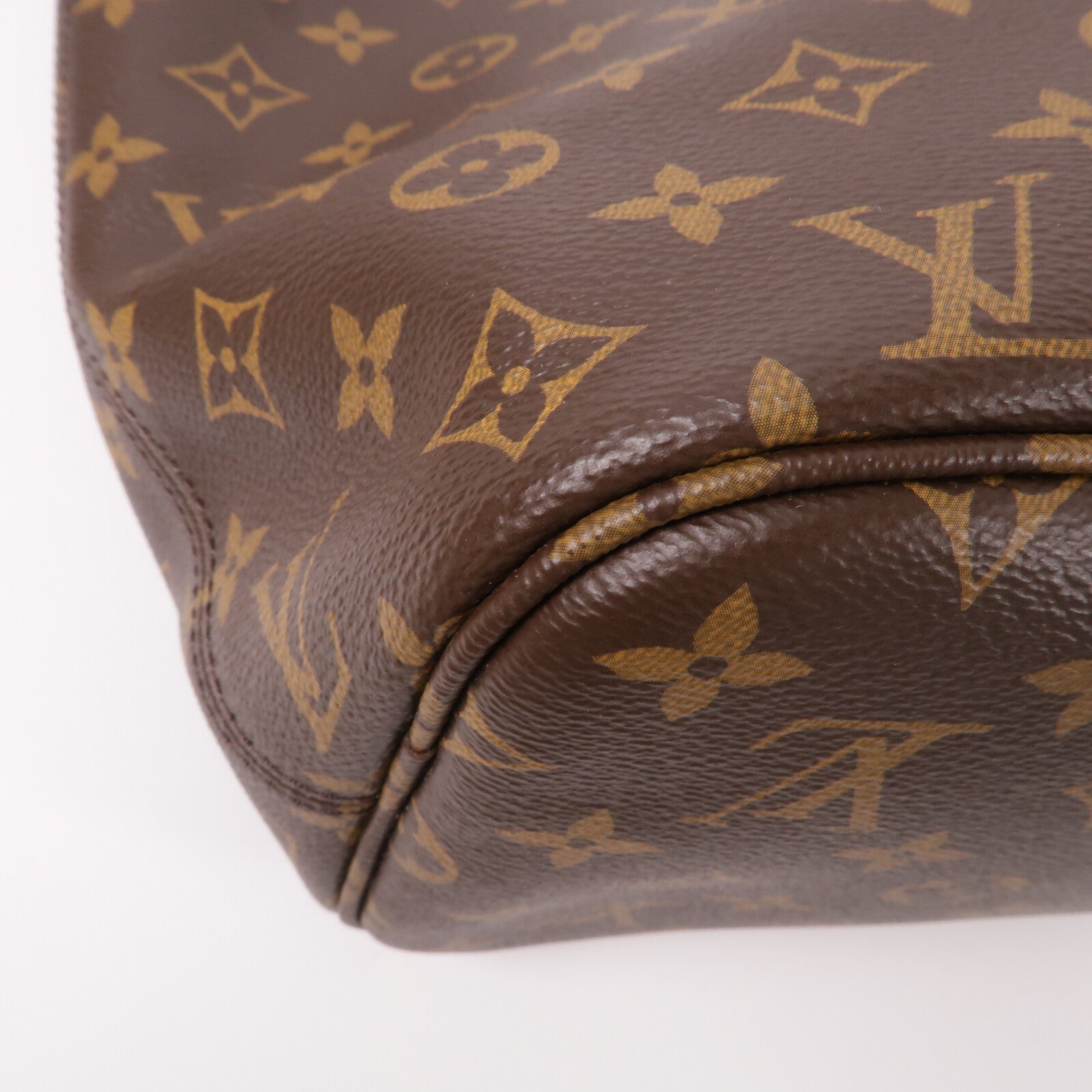 LOUIS VUITTON 牛皮皮革Monogram Neverfull Inside Out MM手挽袋