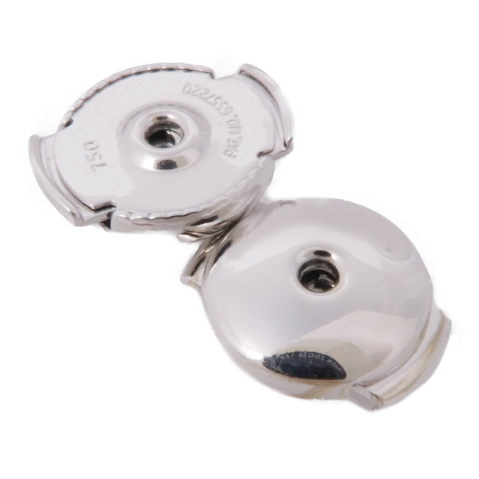 HERMES 18K白金Finesse Earrings鑽石耳環