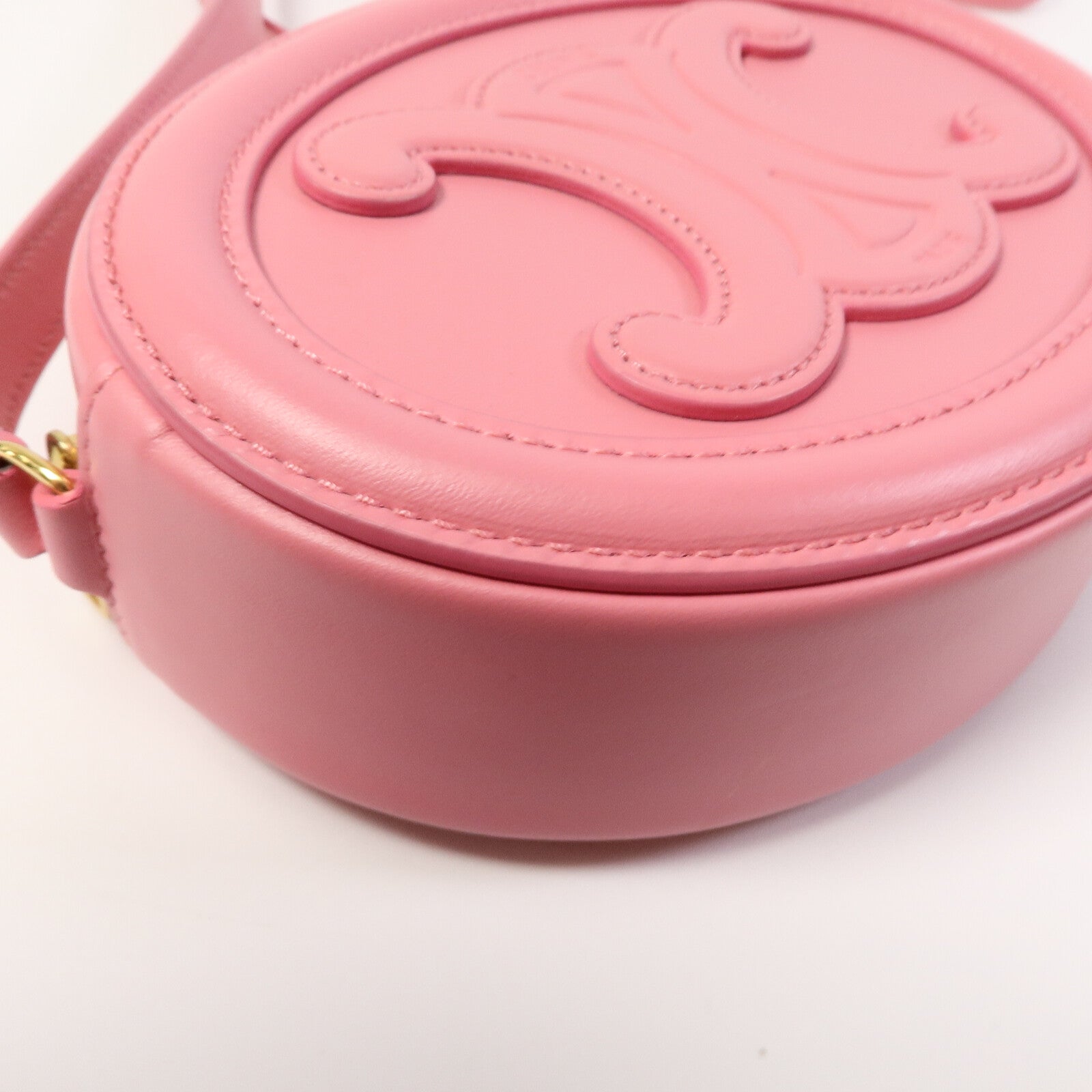CELINE 牛皮皮革Cuir Triomphe Oval肩背袋