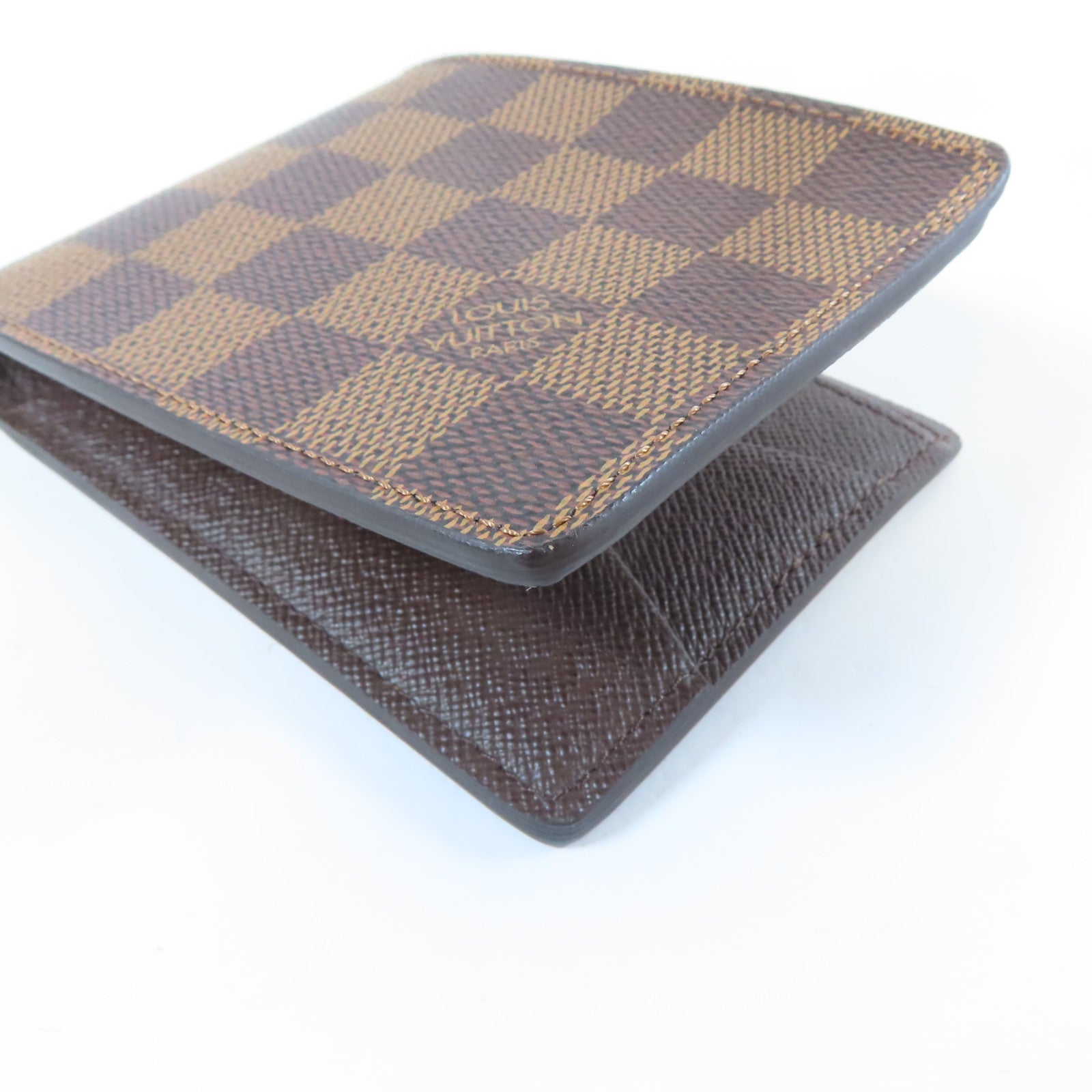 LOUIS VUITTON Damier Slender錢包啡色