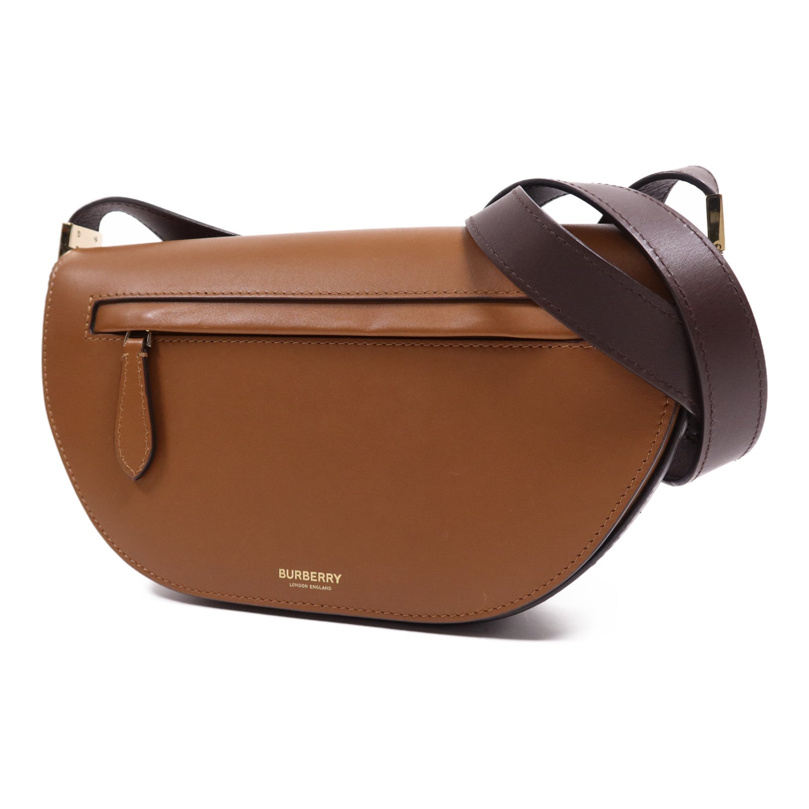 BURBERRY 【激減優惠】牛皮皮革Olympia Small Bag金扣肩背袋