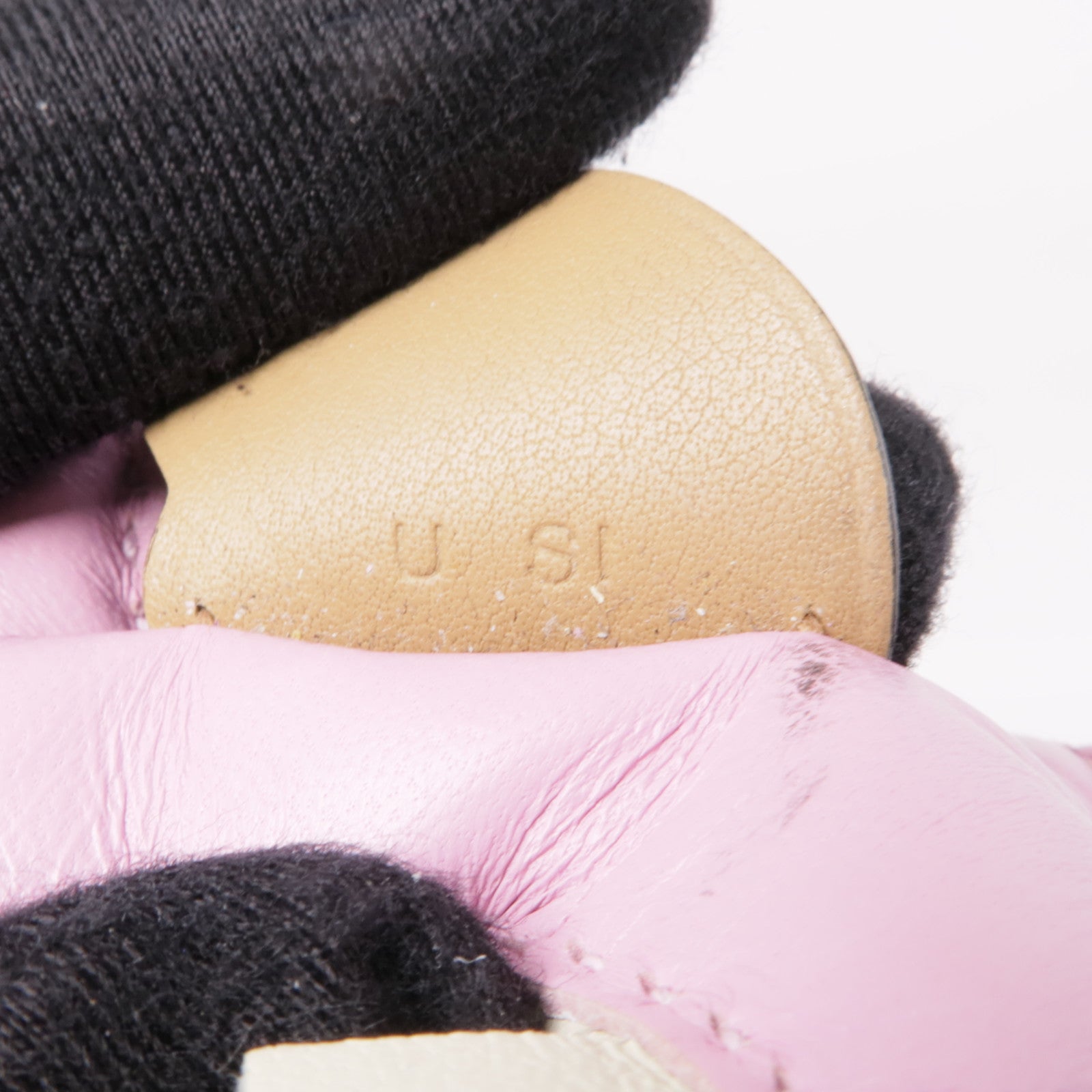 HERMES Milo皮革/Swift皮革Rodeo Pegase PM掛飾Mauve Sylvestre