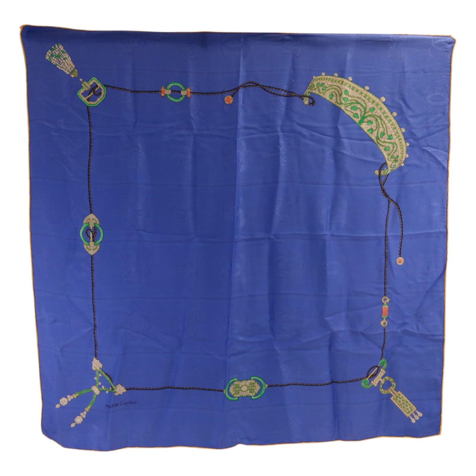 CARTIER 絲質Scarf絲巾
