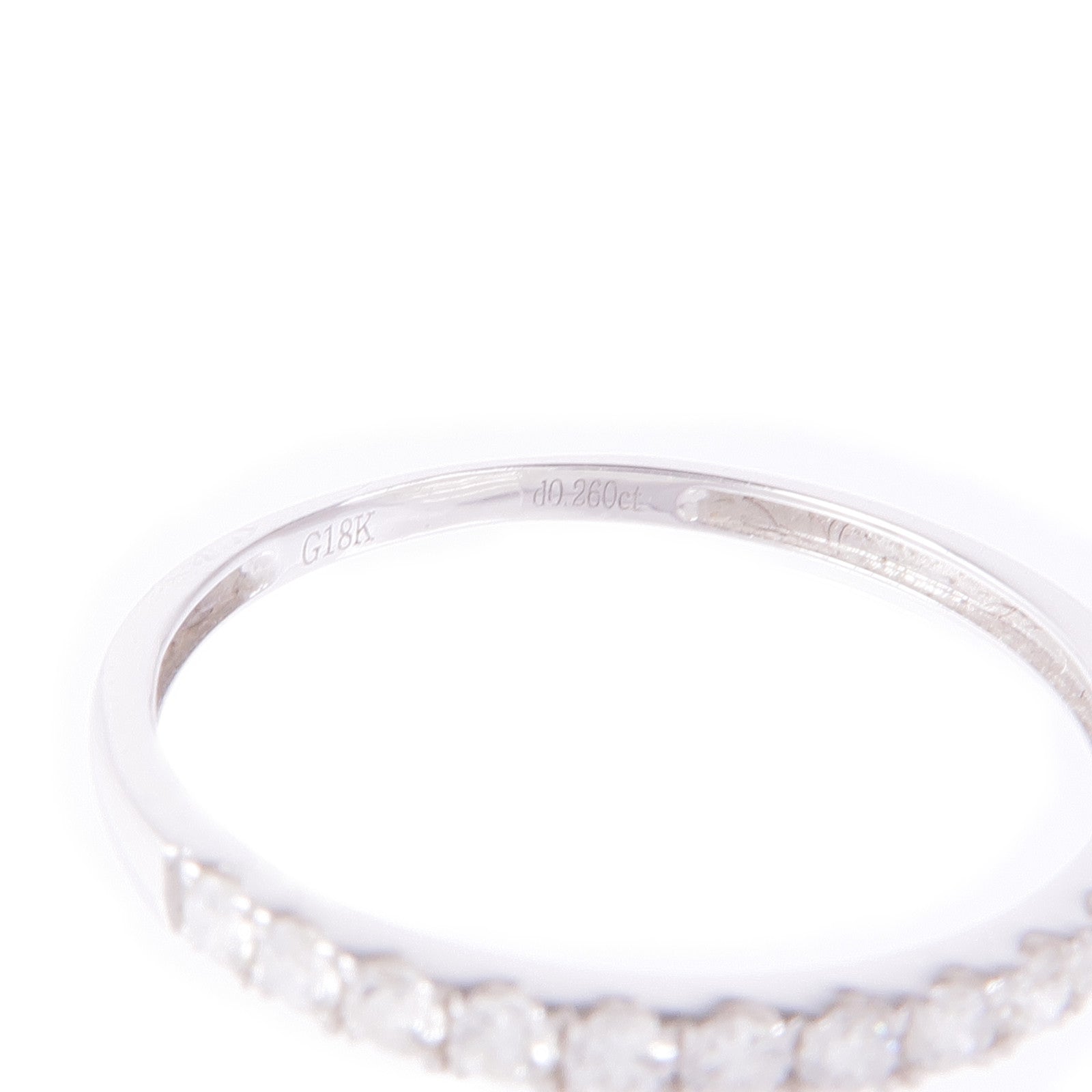 JEWELRY 18K白金Diamond Ring鑽石戒指US#7