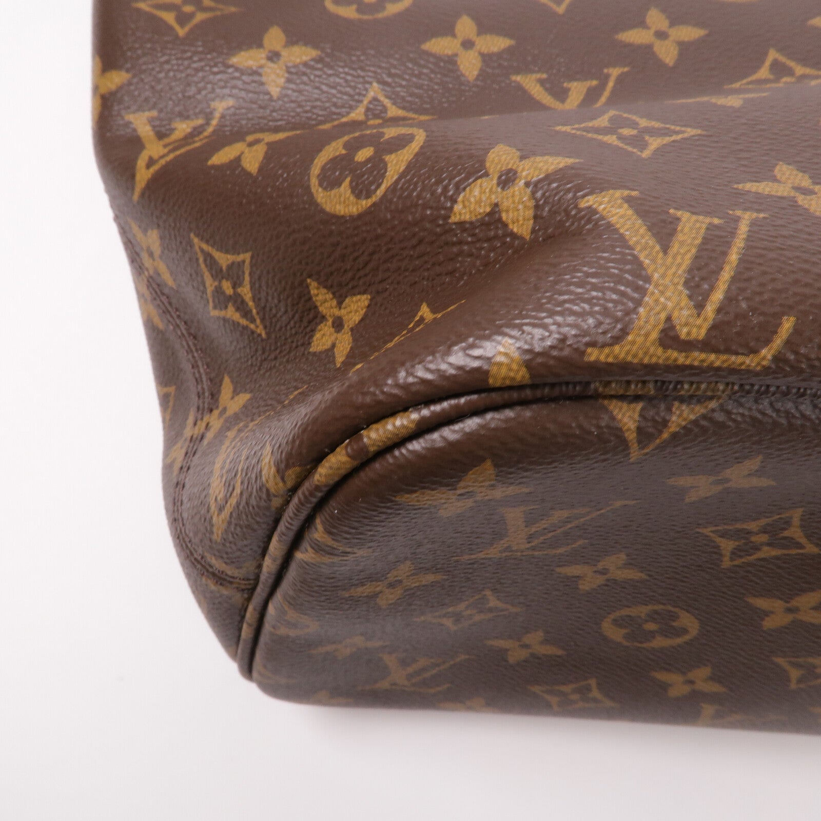 LOUIS VUITTON 牛皮皮革Monogram Neverfull Inside Out MM手挽袋