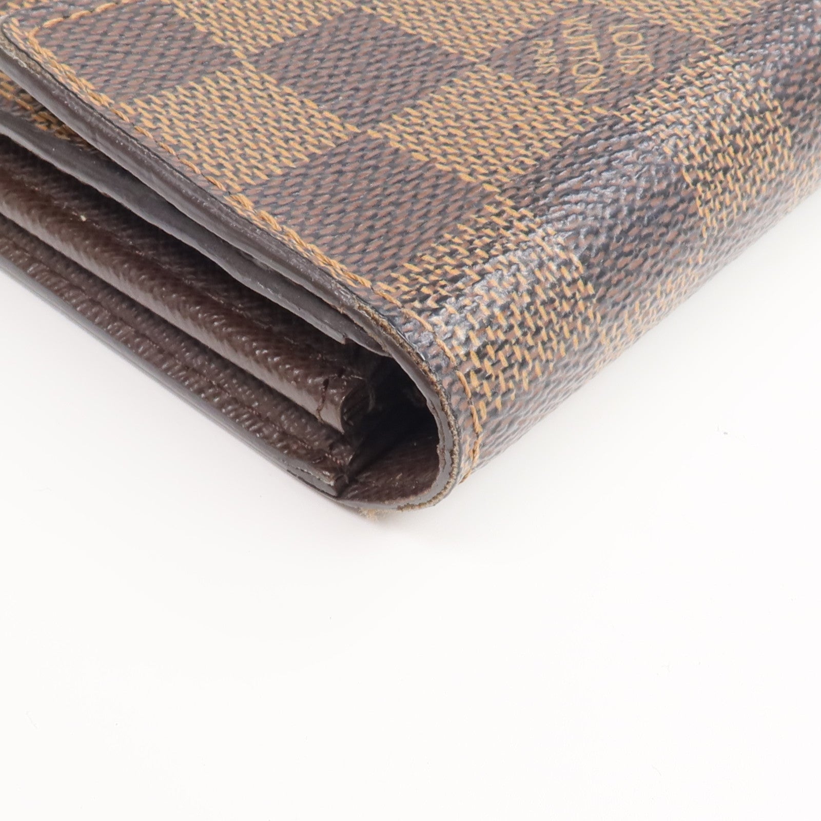 LOUIS VUITTON Damier Sarah Wallet金扣長錢包