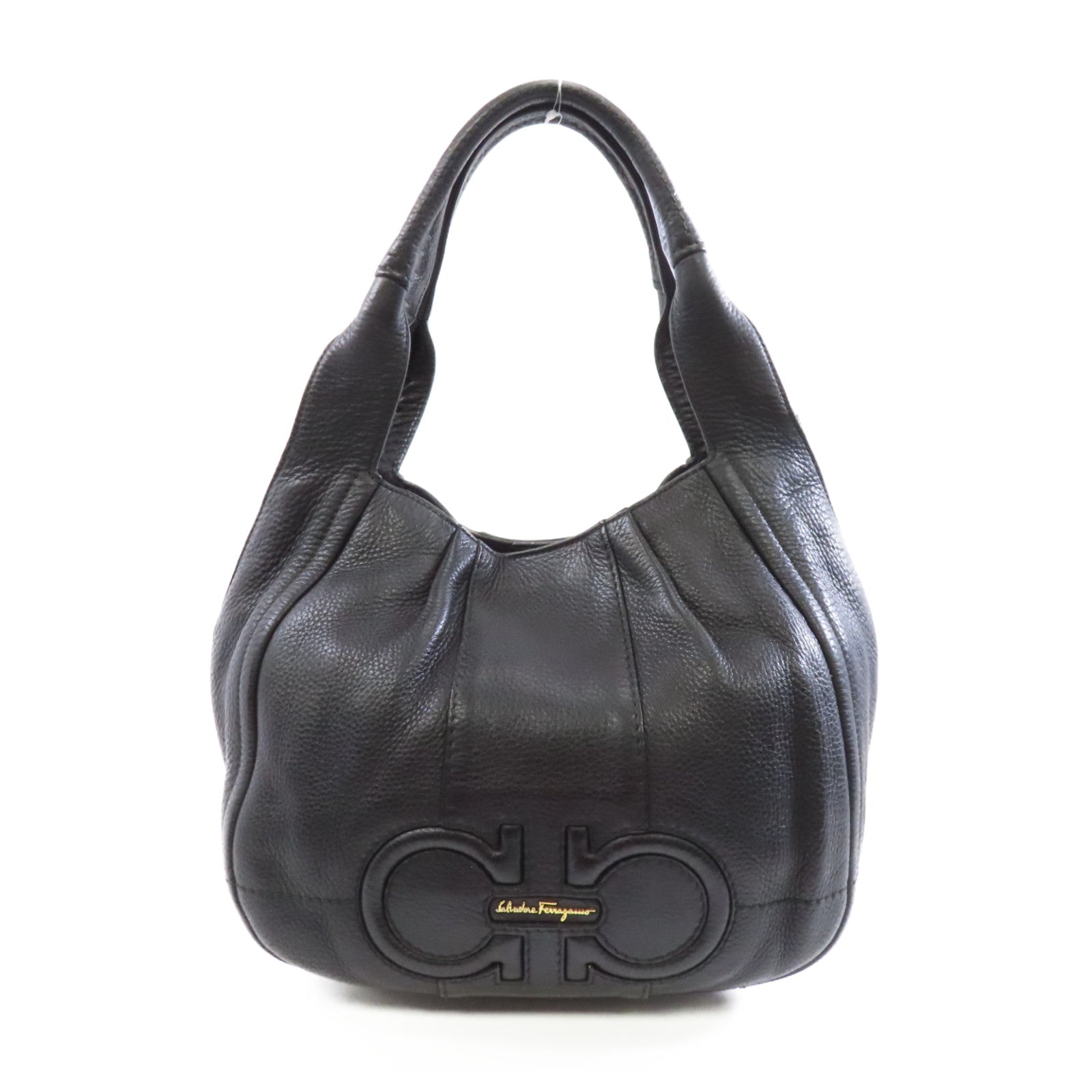 Salvatore Ferragamo 牛皮皮革Tote Bag手挽袋黑色