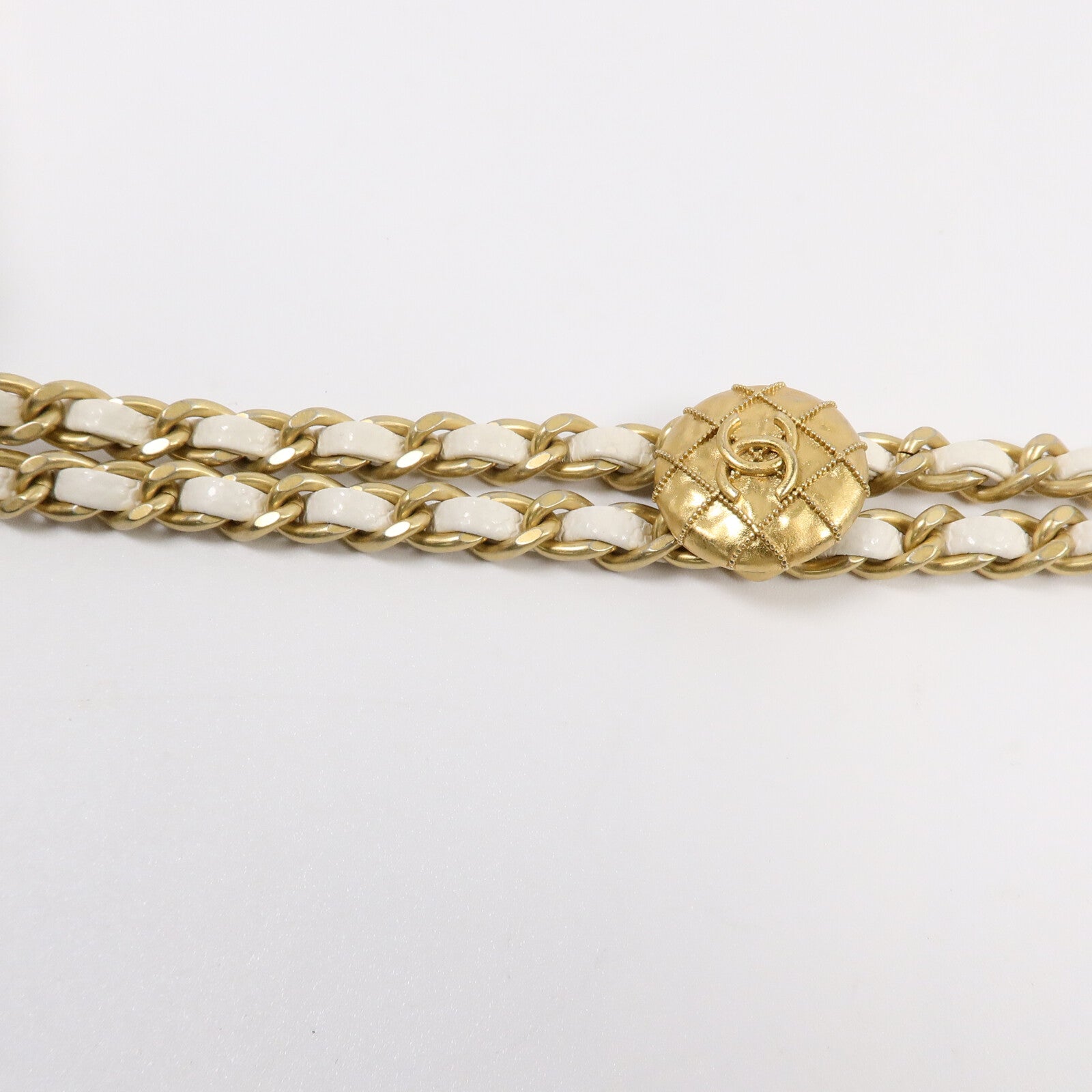 CHANEL 牛皮皮革Mini Coins Flap鏈帶肩背袋