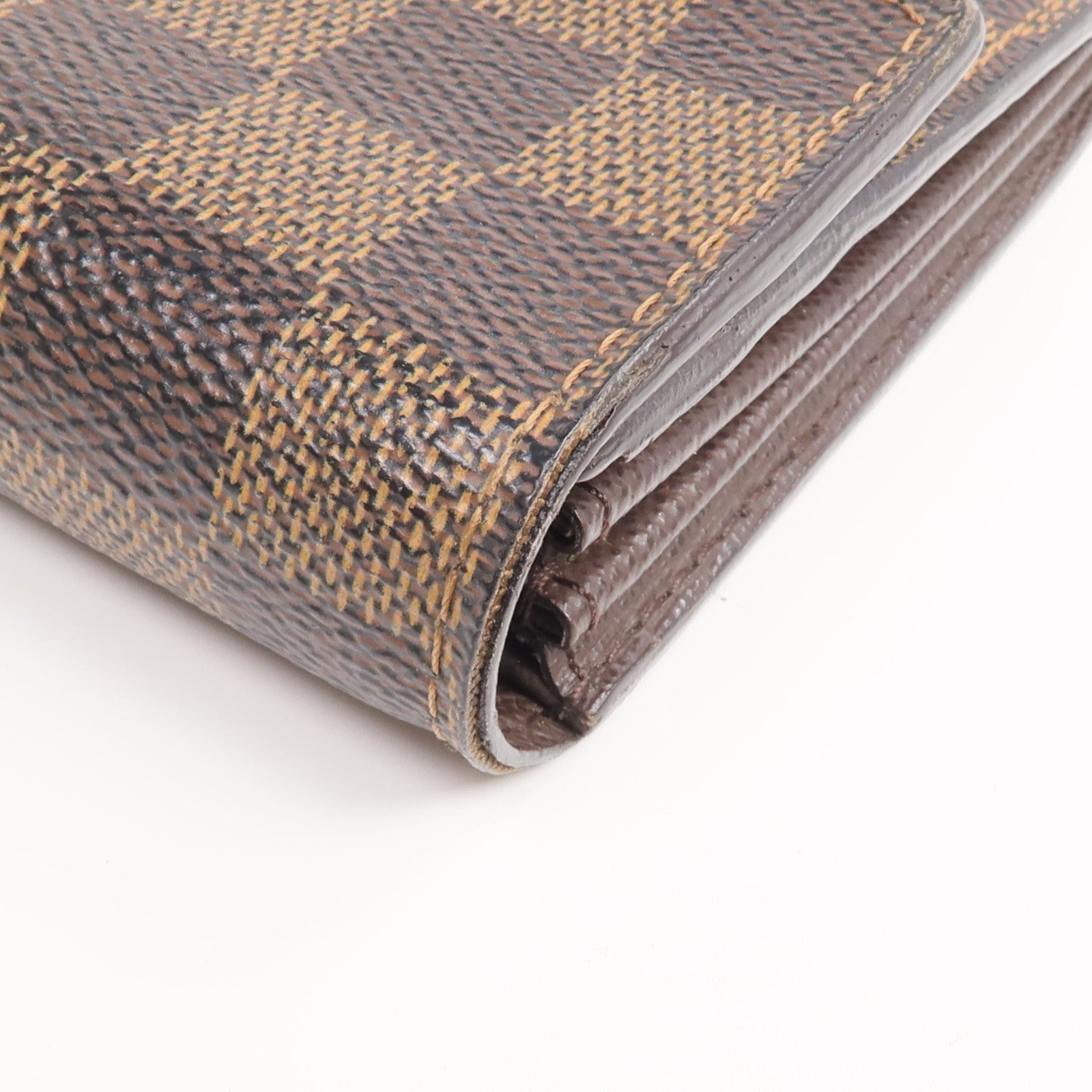 LOUIS VUITTON Damier Sarah Wallet金扣長錢包
