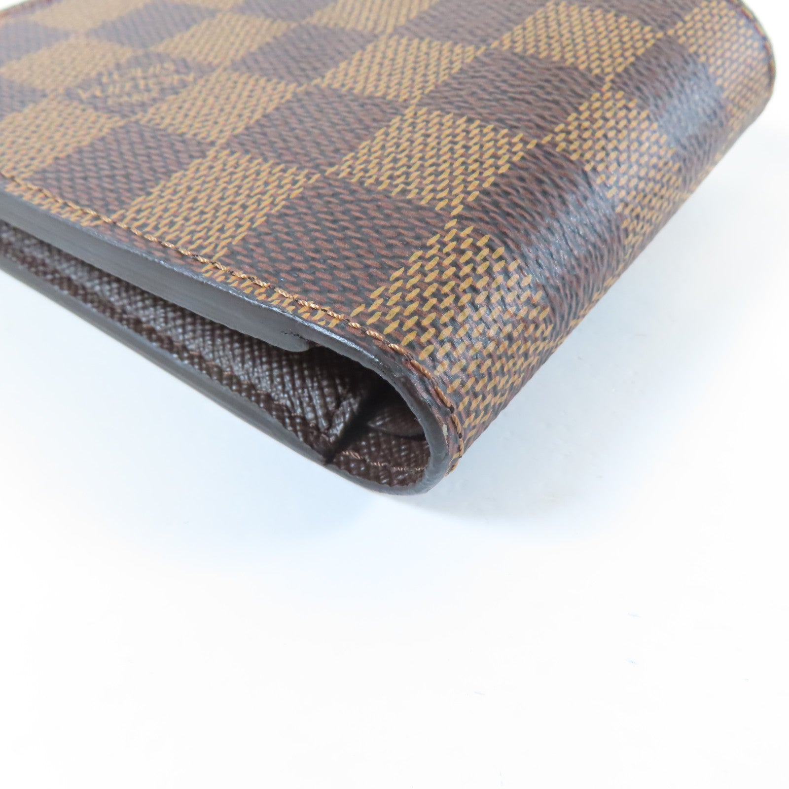 LOUIS VUITTON Damier Slender錢包啡色