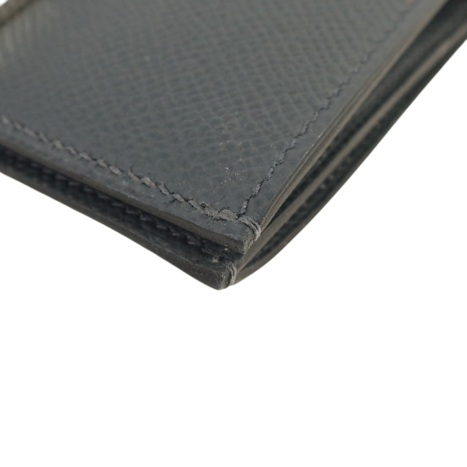 HERMES Epsom皮革Bearn Wallet銀扣錢包Grie Misty