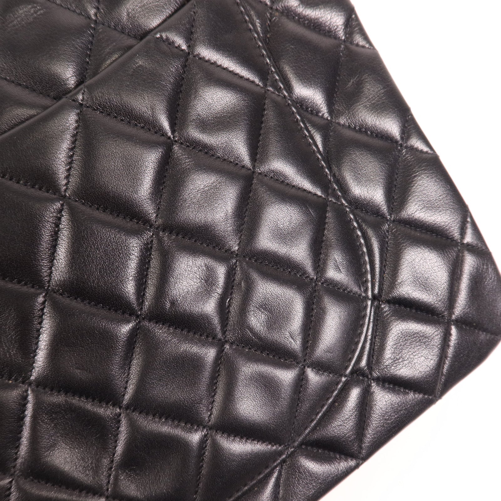 CHANEL 牛皮皮革Vintage Classic Flap Bag金扣鏈帶肩背袋