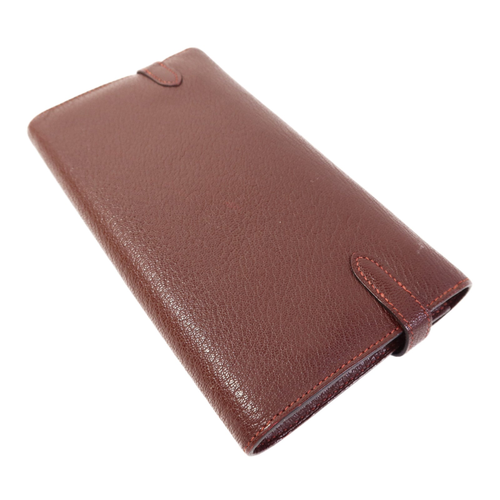 HERMES Chevre皮革Kelly Long Wallet金扣長錢包