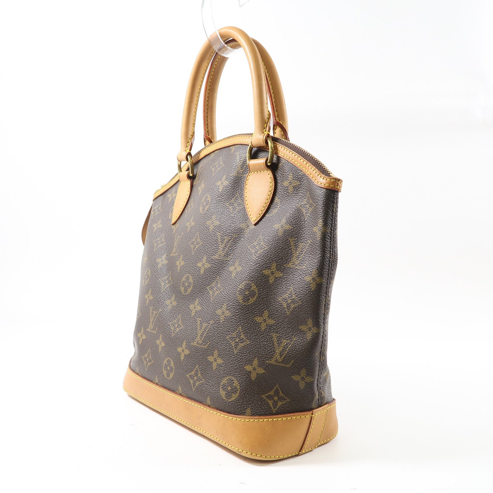 LOUIS VUITTON 【激減優惠】Monogram Lockit金扣手挽袋啡色
