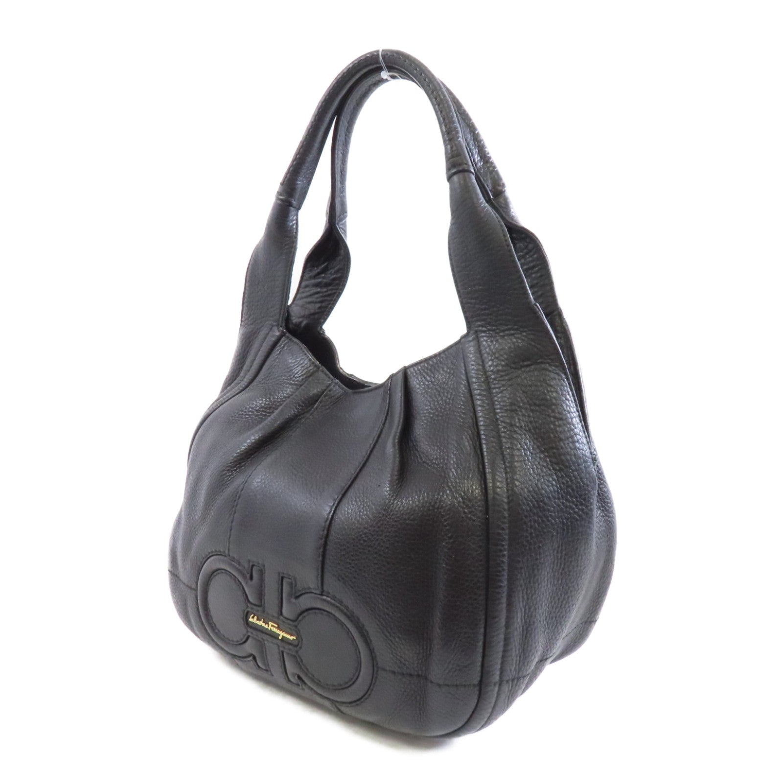 Salvatore Ferragamo 牛皮皮革Tote Bag手挽袋黑色