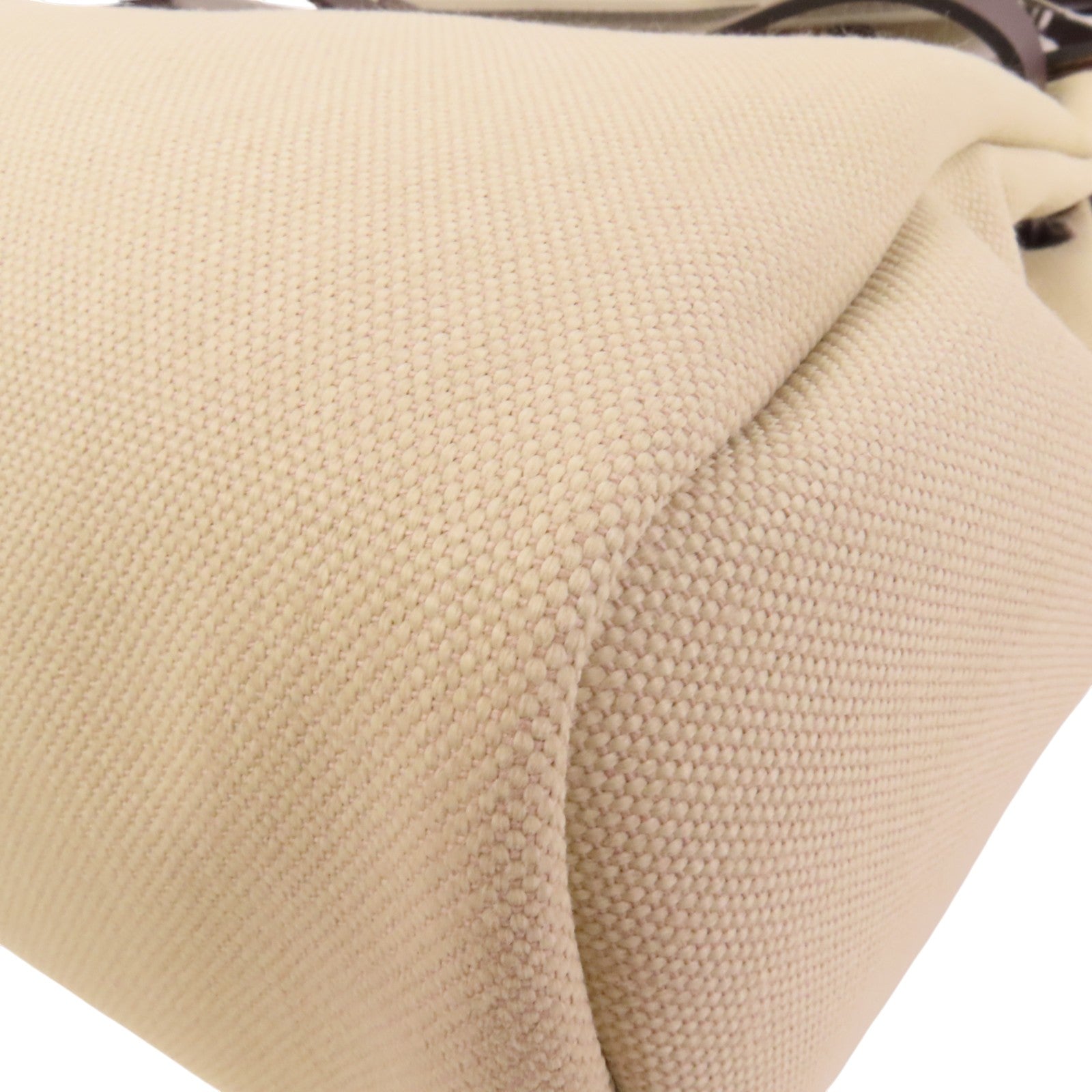 HERMES 帆布Herbag PM銀扣手挽肩背兩用袋